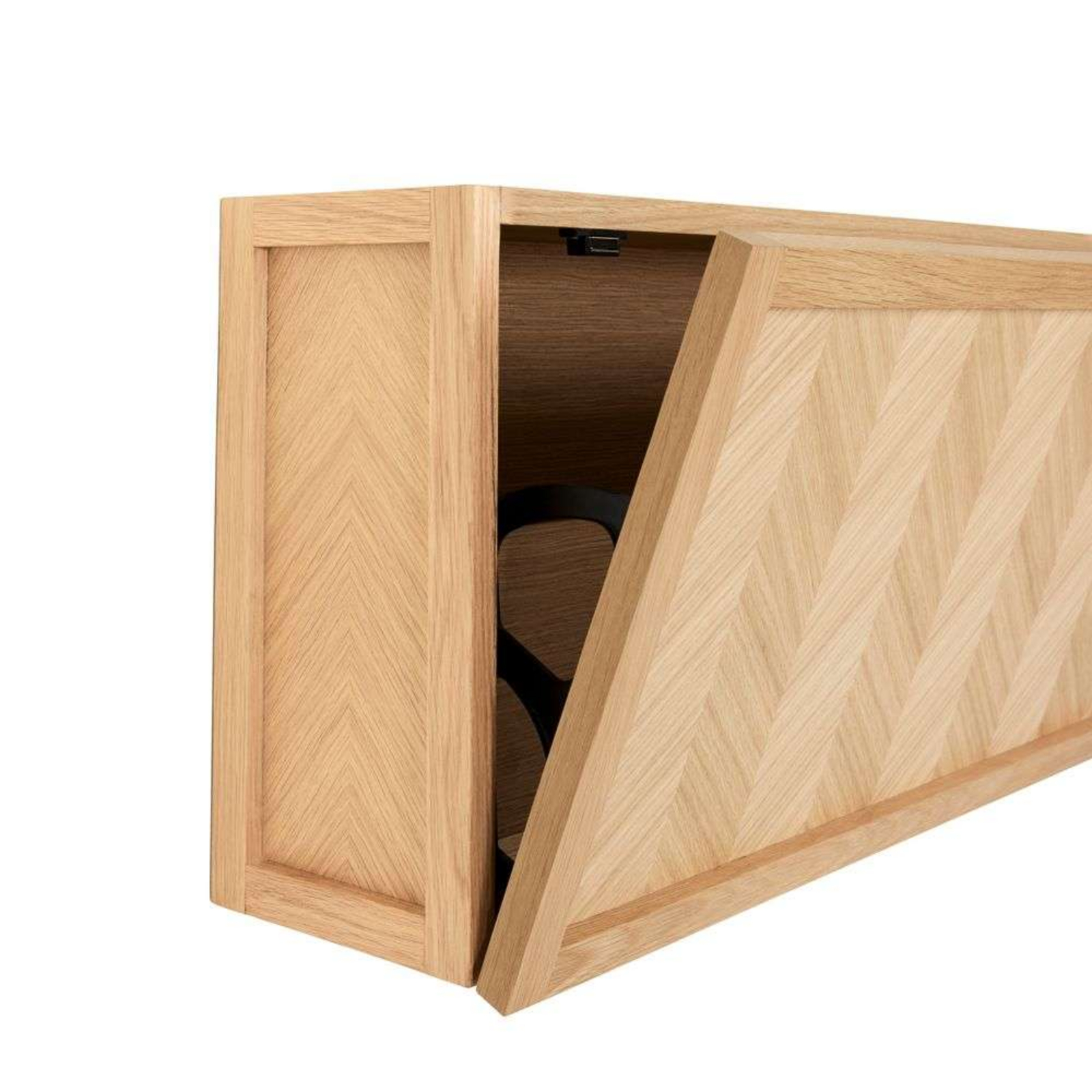 Herringbone Shoe Cabinet Large Natural - Hübsch