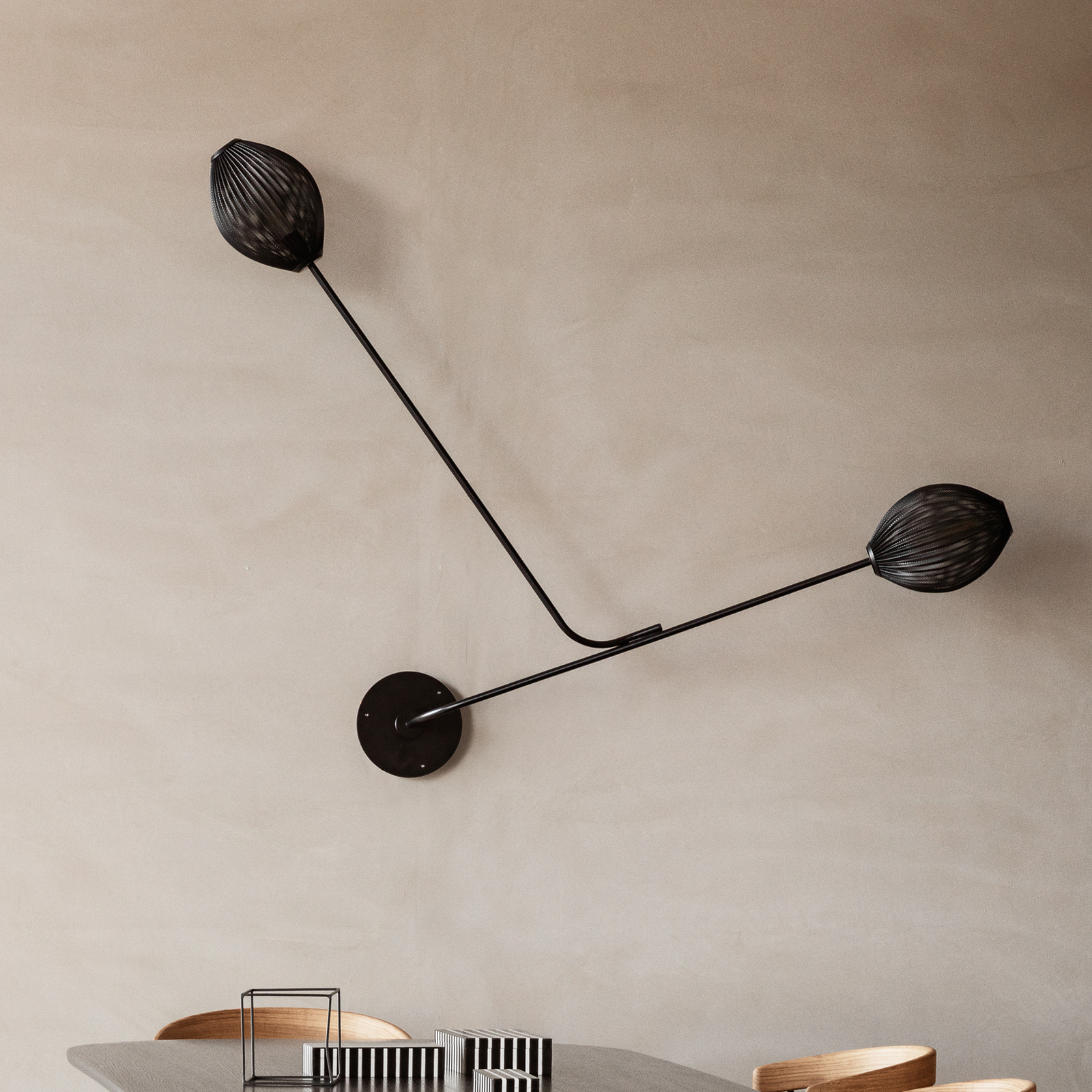 Satellite Wall Lamp Soft Black - GUBI