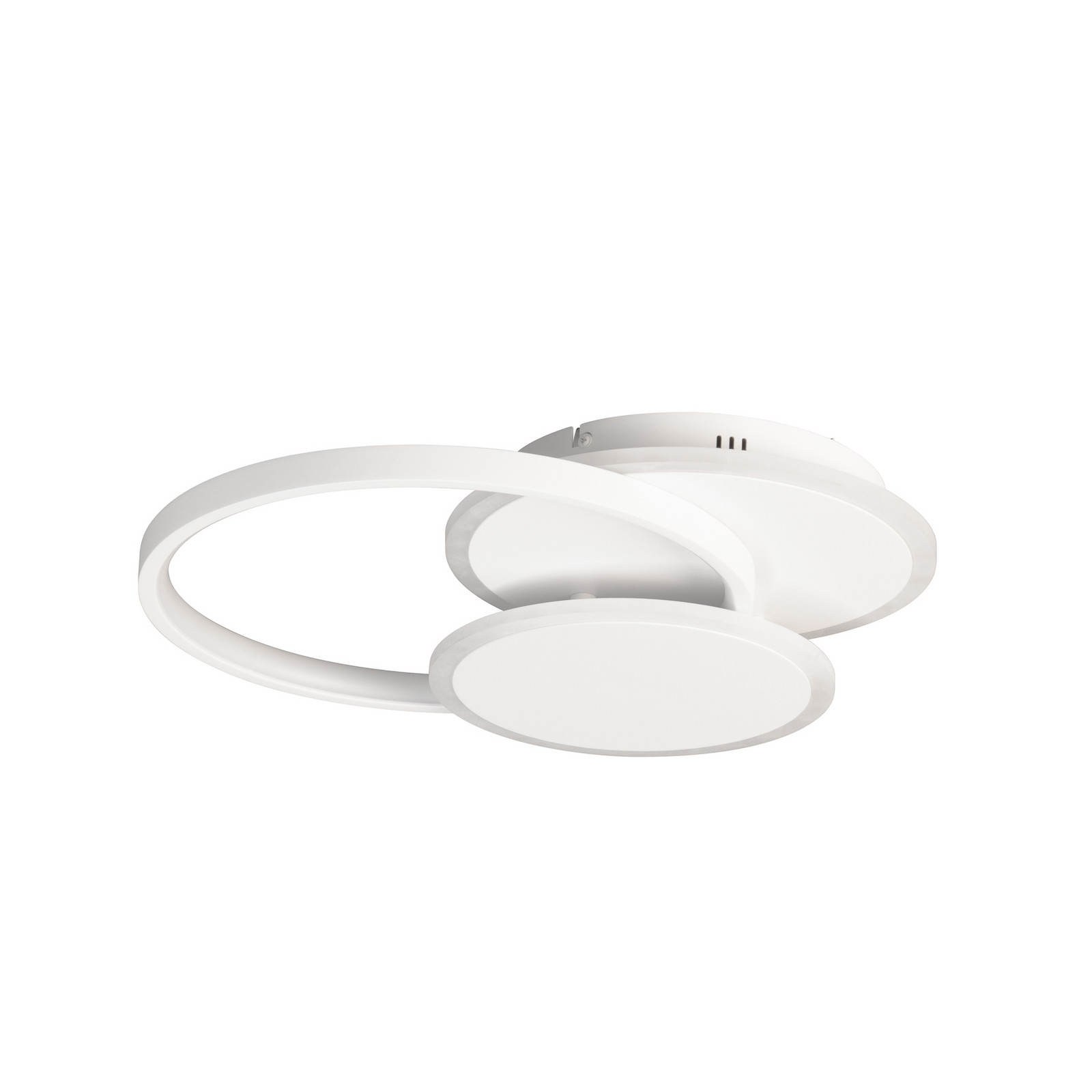 FISCHER & HONSEL Plafonieră LED Tomo alb 40 cm metal telecomandă CCT dimabil - Camera de zi / sufragerie - modern