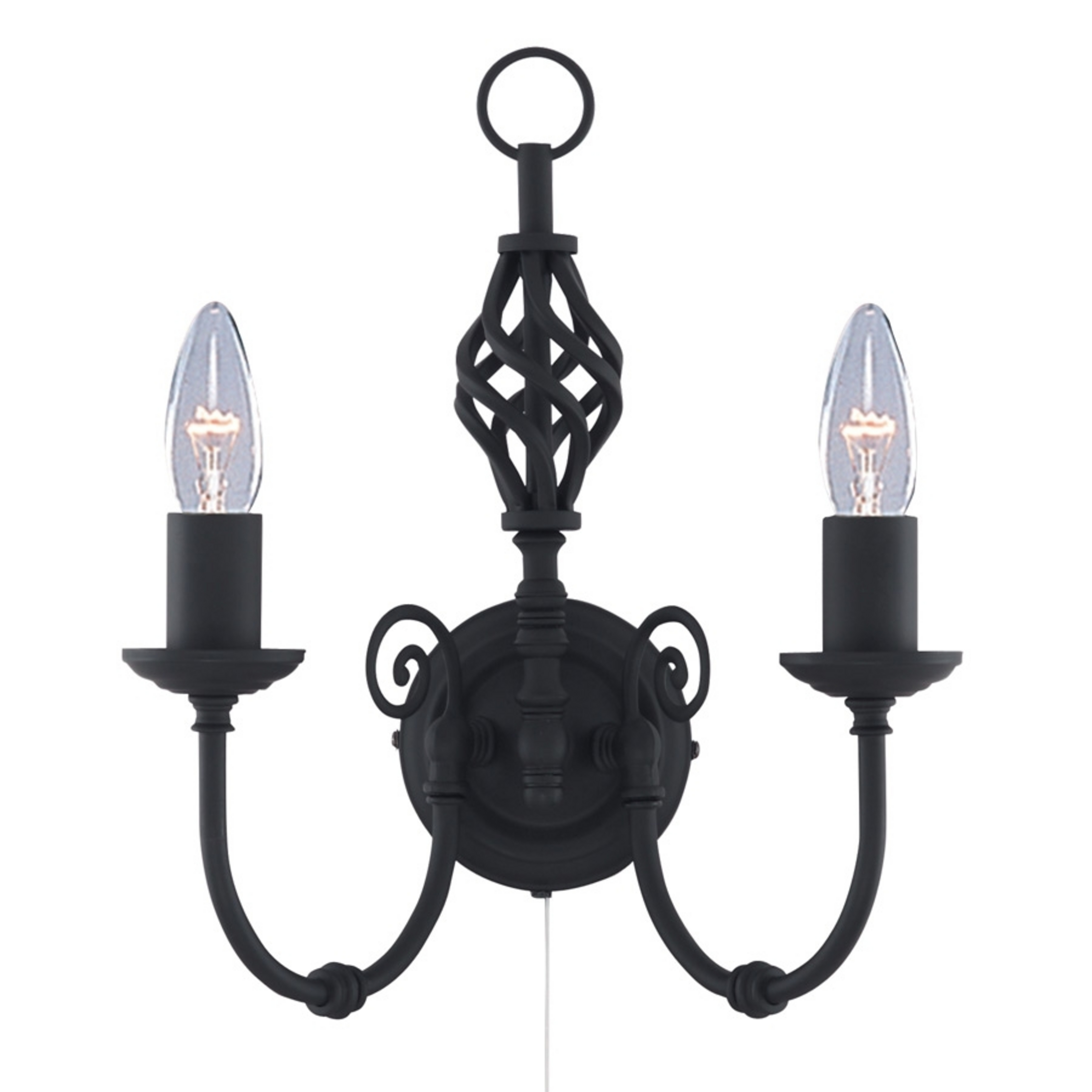 Svart vegglampe ZANZIBAR