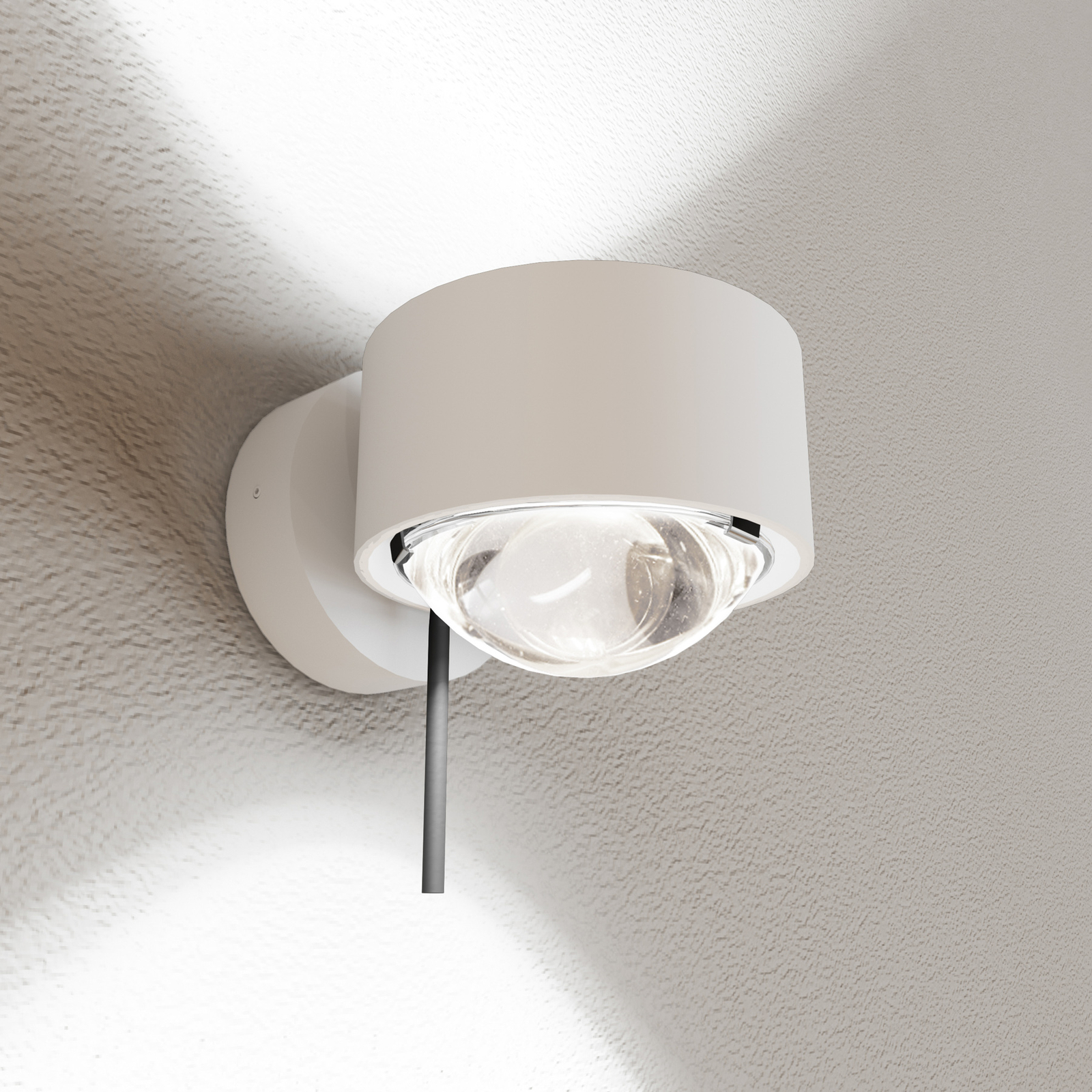 Puk! 80 Wall Avantgarde LED spot HV 2 x lens clear