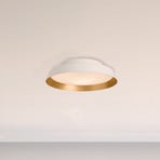 Boop! LED-loftlampe Ø54cm hvid/guld