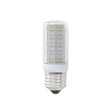 E27 3,8 W LED-rörlampa klar med 69 lysdioder