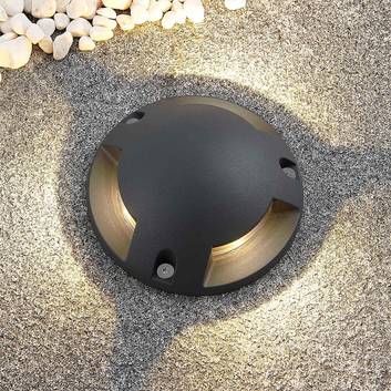 Lindby Huban lampada LED da pavimento, 3 luci