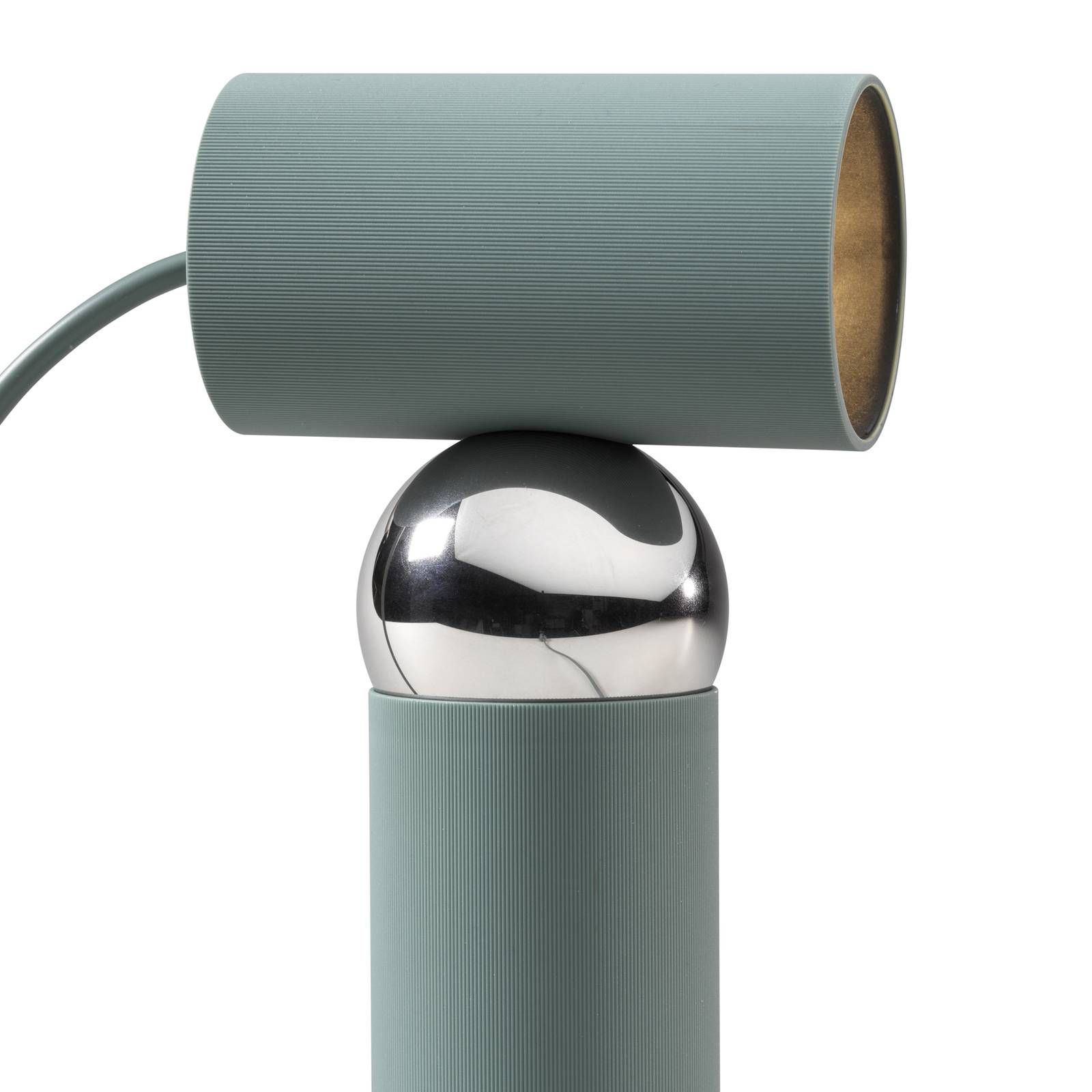 Lampa stołowa FLOS Bilboquet, zielona, obrotowa, GU10