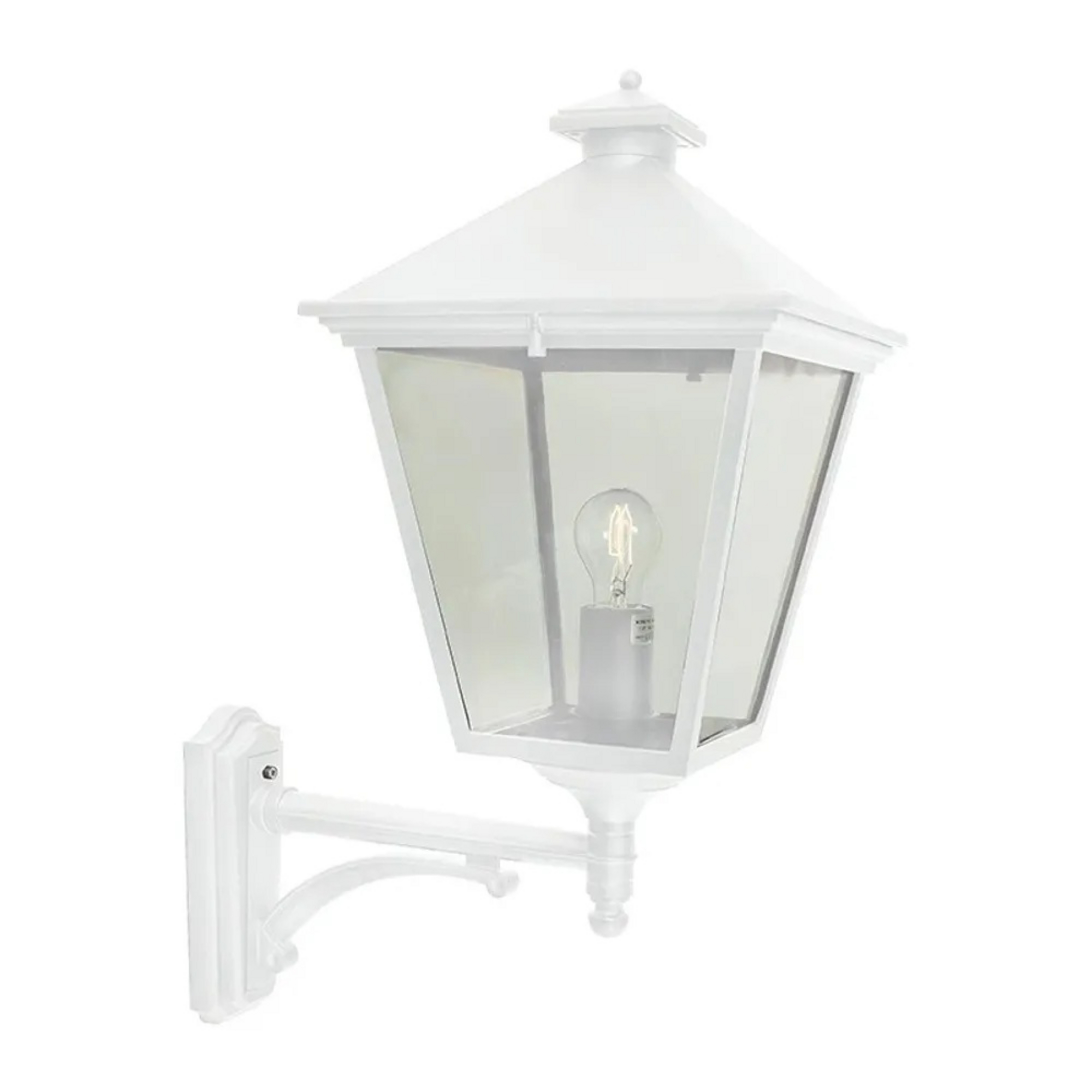 London Up Outdoor Wall Lamp Large White - Norlys