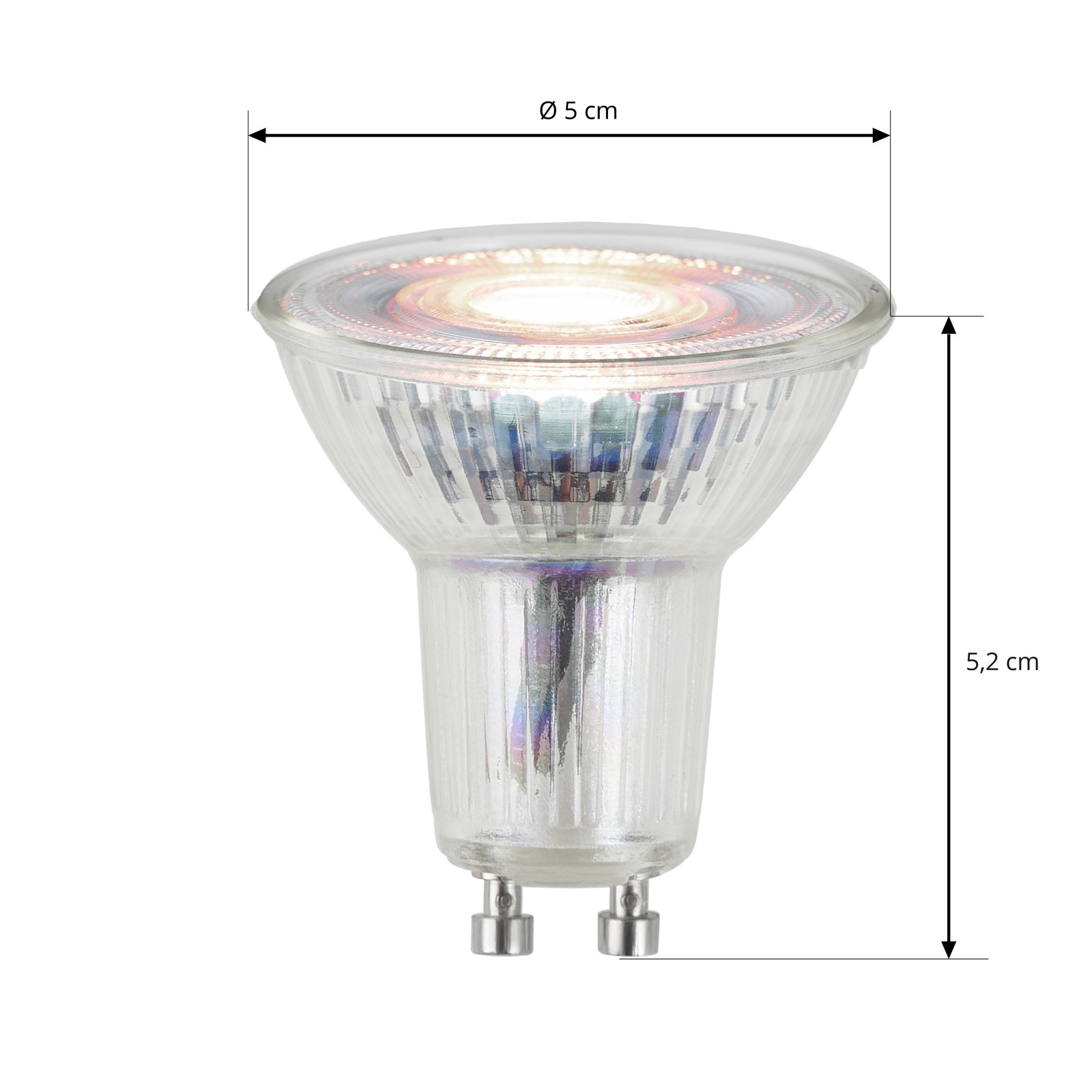 Arcchio LED-Leuchtmittel, Reflektor, GU10, 4,5W, klar, 3000K