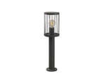 Yonan Baliza de Exterior H60 Dark Grey/Clear - Lindby