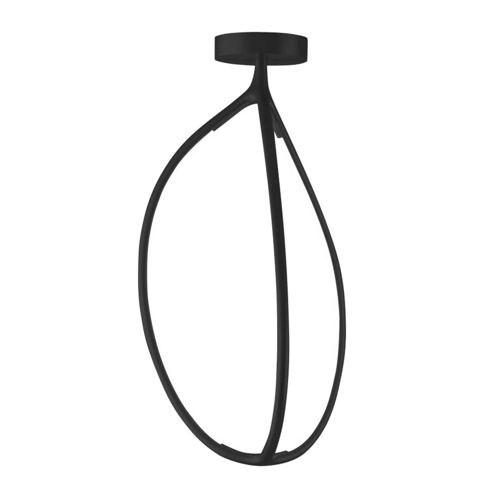 Artemide Arrival Deckenleuchte, App, schwarz, 70cm