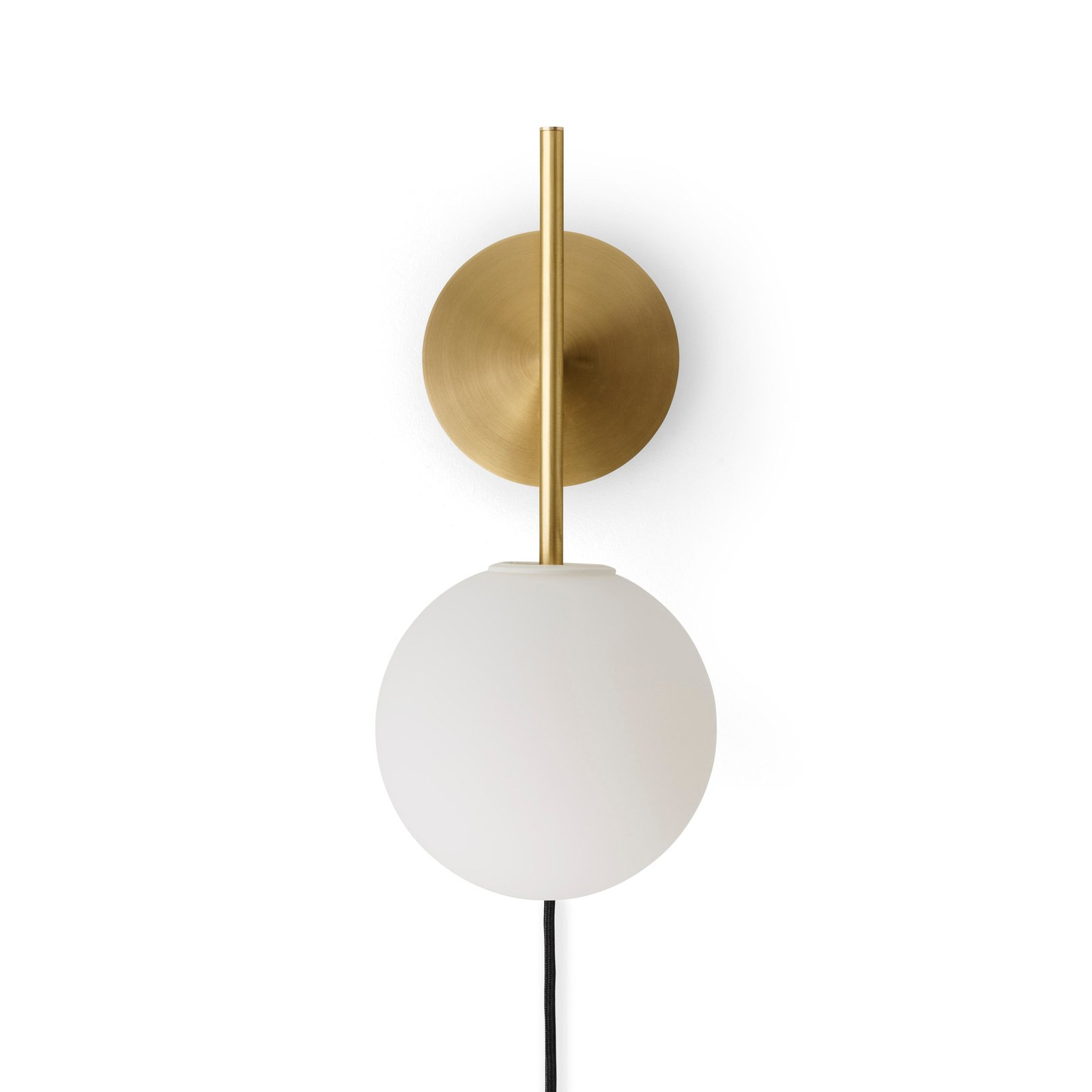 TR Bulb Suspended Wandlamp Brushed Messing - Audo Copenhagen