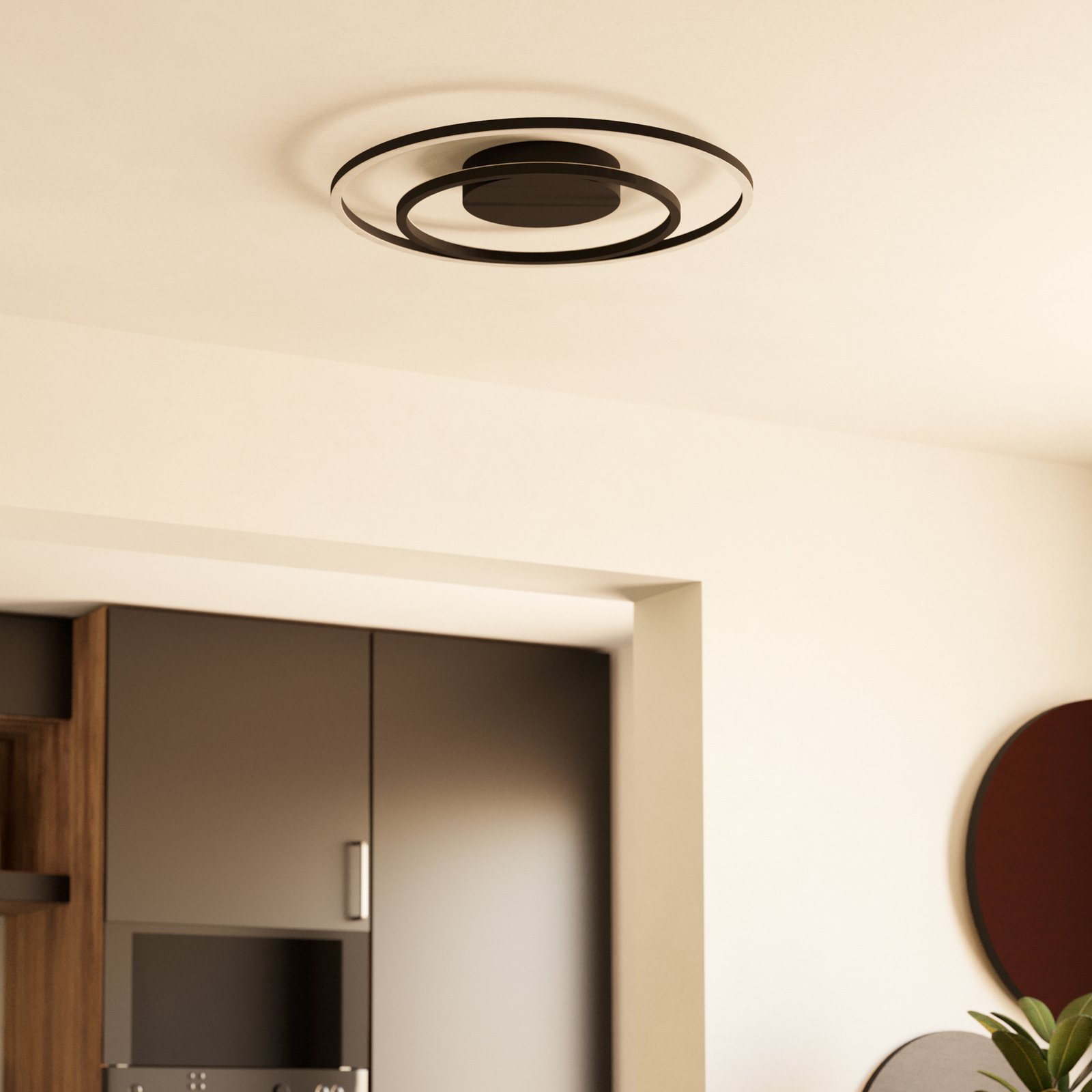 EGLO connect Calagrano-Z LED-Deckenleuchte, Ø45cm