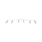 OSRAM Deckenstrahler, weiß, 6-flg., Metall, GU10-LED 927 dim