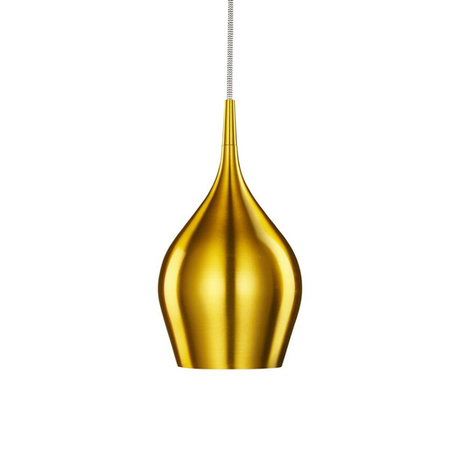 Závesná lampa Vibrant Ø 12 cm, zlatá