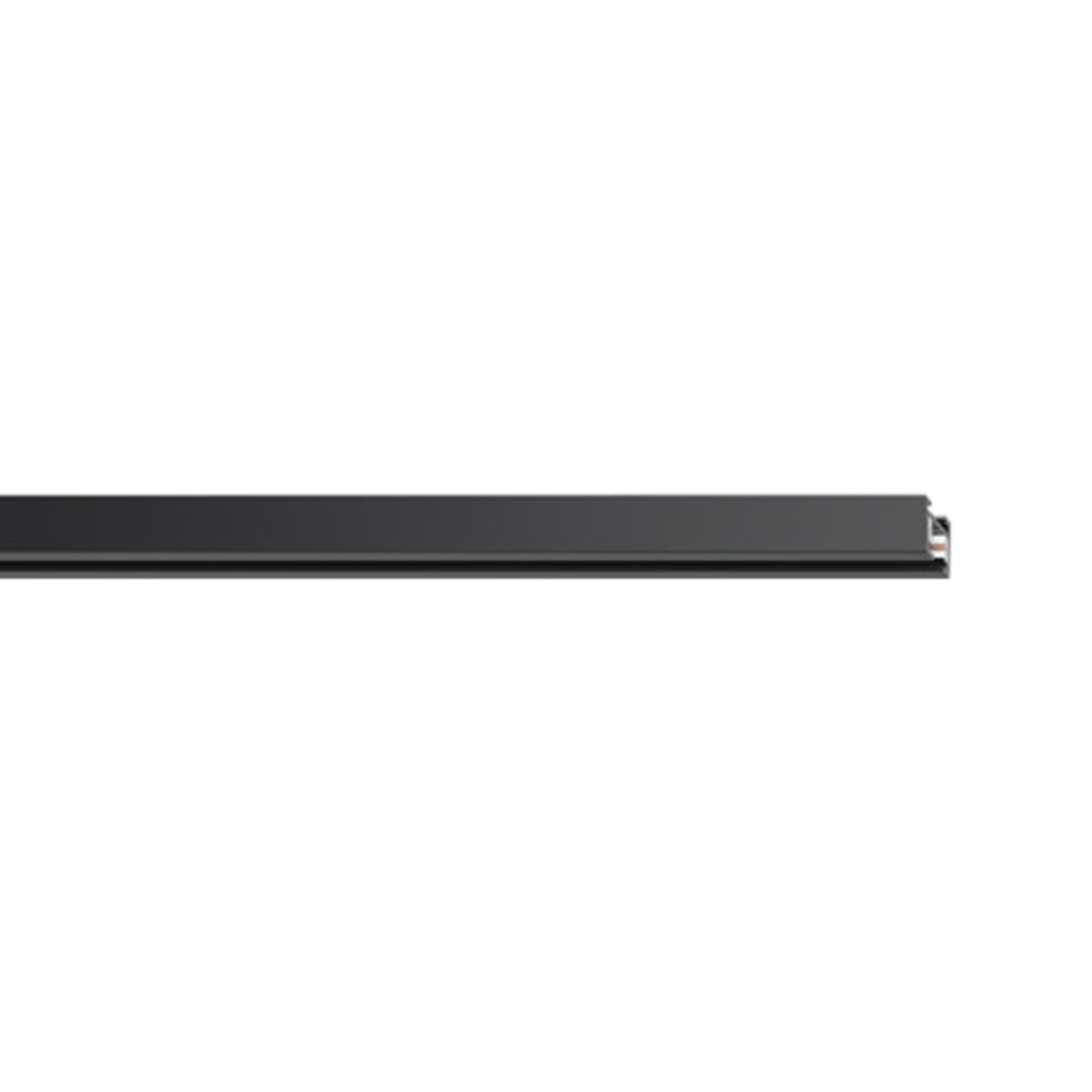 ERCO Minirail Stromschiene 48 V, 200 cm, schwarz