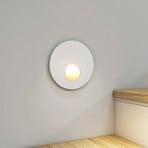 Arcchio LED padziļinājumā iebūvējamā lampa Vexi, Ø 7,5 cm, balta, alumīnija, CCT