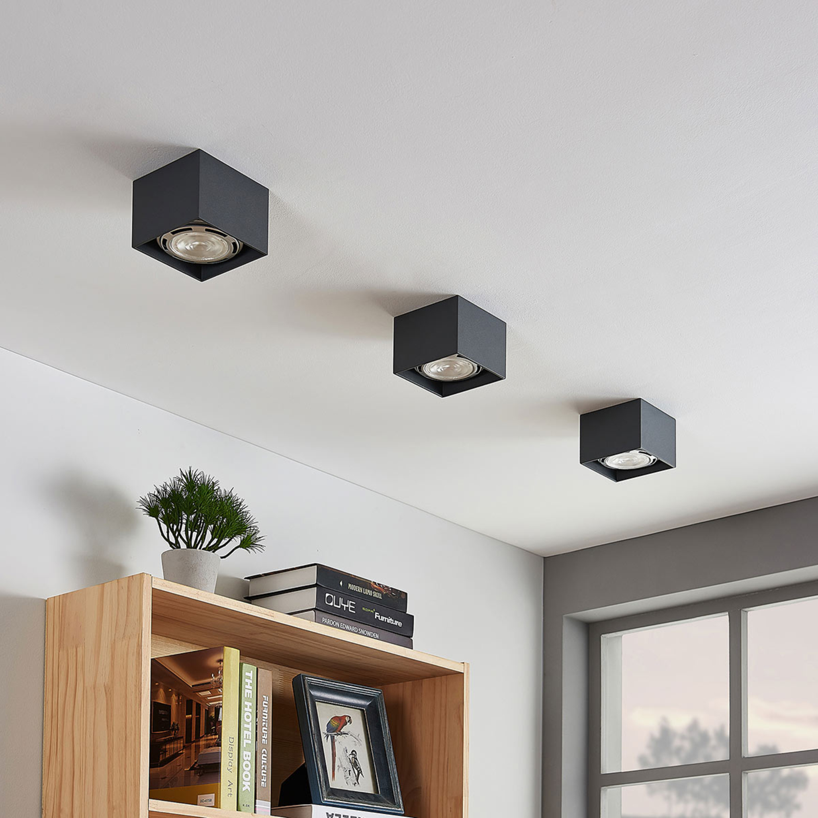 Mabel Square Deckenleuchte Dark Grey - Arcchio