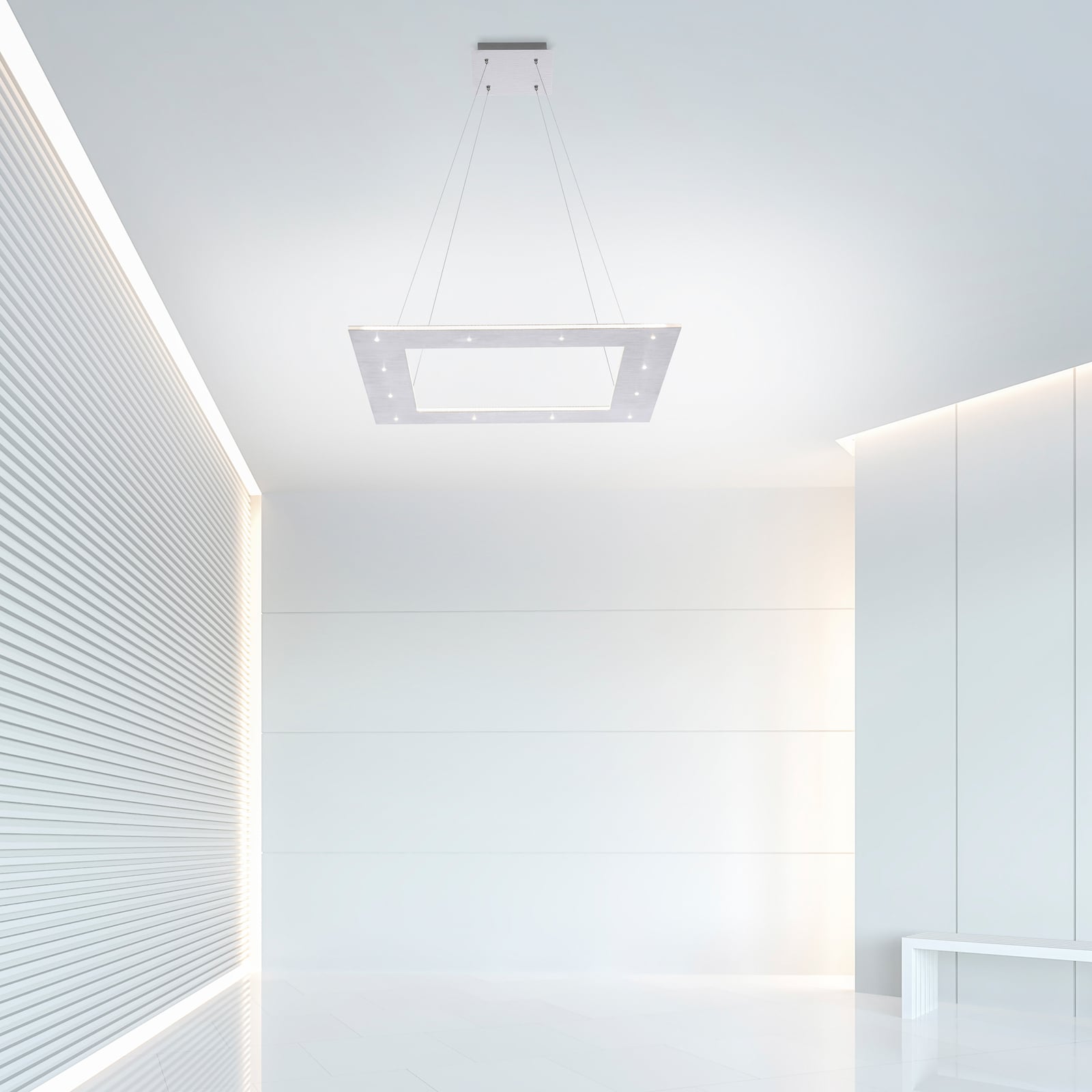 Cosmo LED-Hängeleuchte, alu, 50cm, CCT, Fernbedienung - PURE Cosmo LED-Hängeleuchte, alu, 50cm, CCT, Fernbedienung - PURE