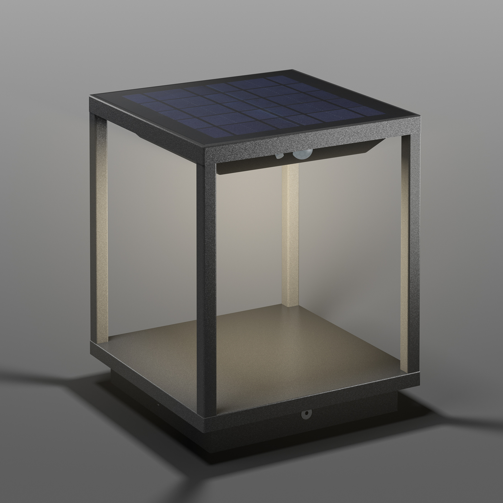 RZB HB 403 LED solar lantern, sensor, height 20 cm