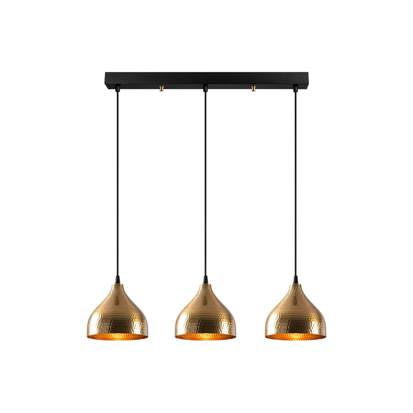Hängeleuchte Tattoo 6212 3-flammig linear gold