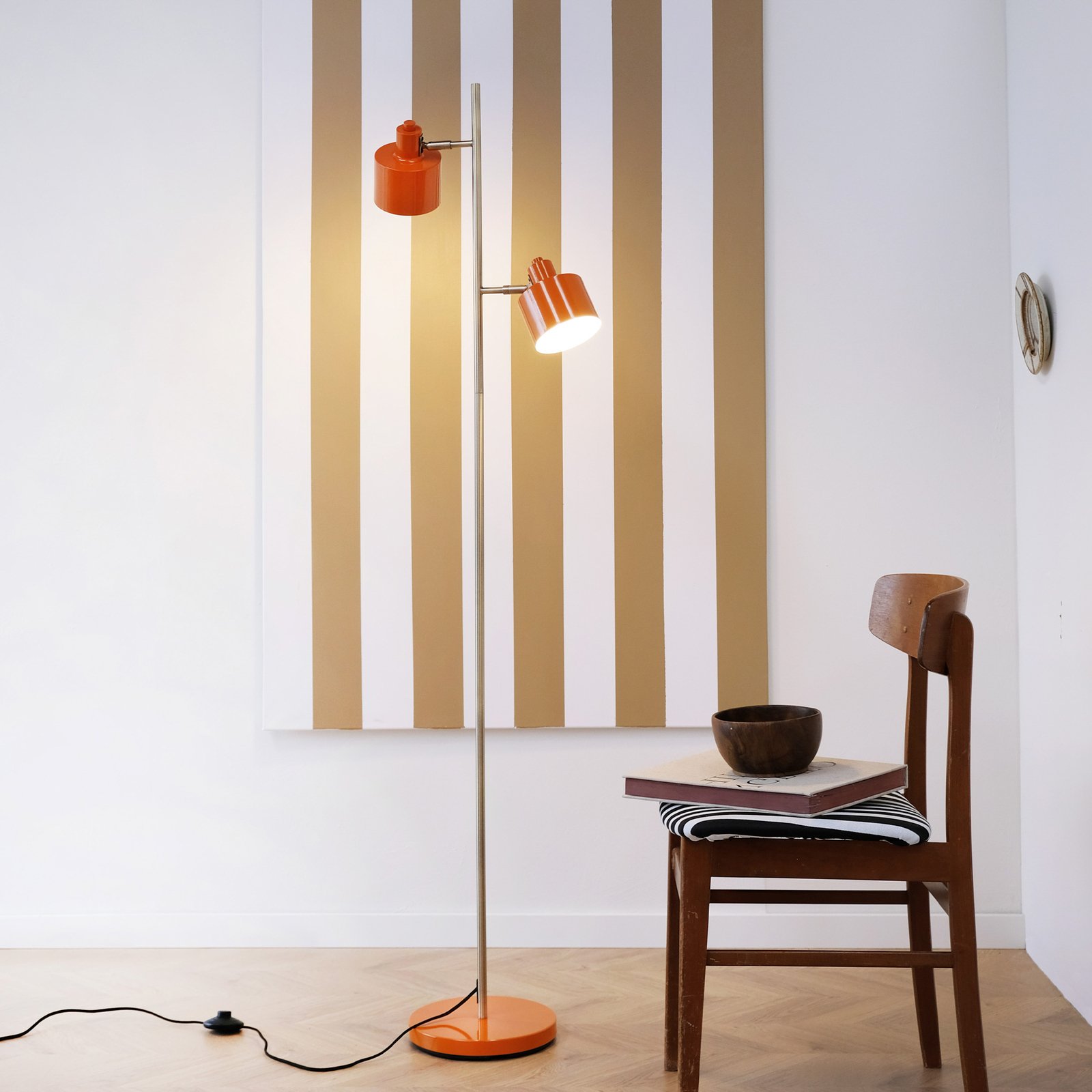 Ocean Floor Lamp Orange/Brass - DybergLarsen