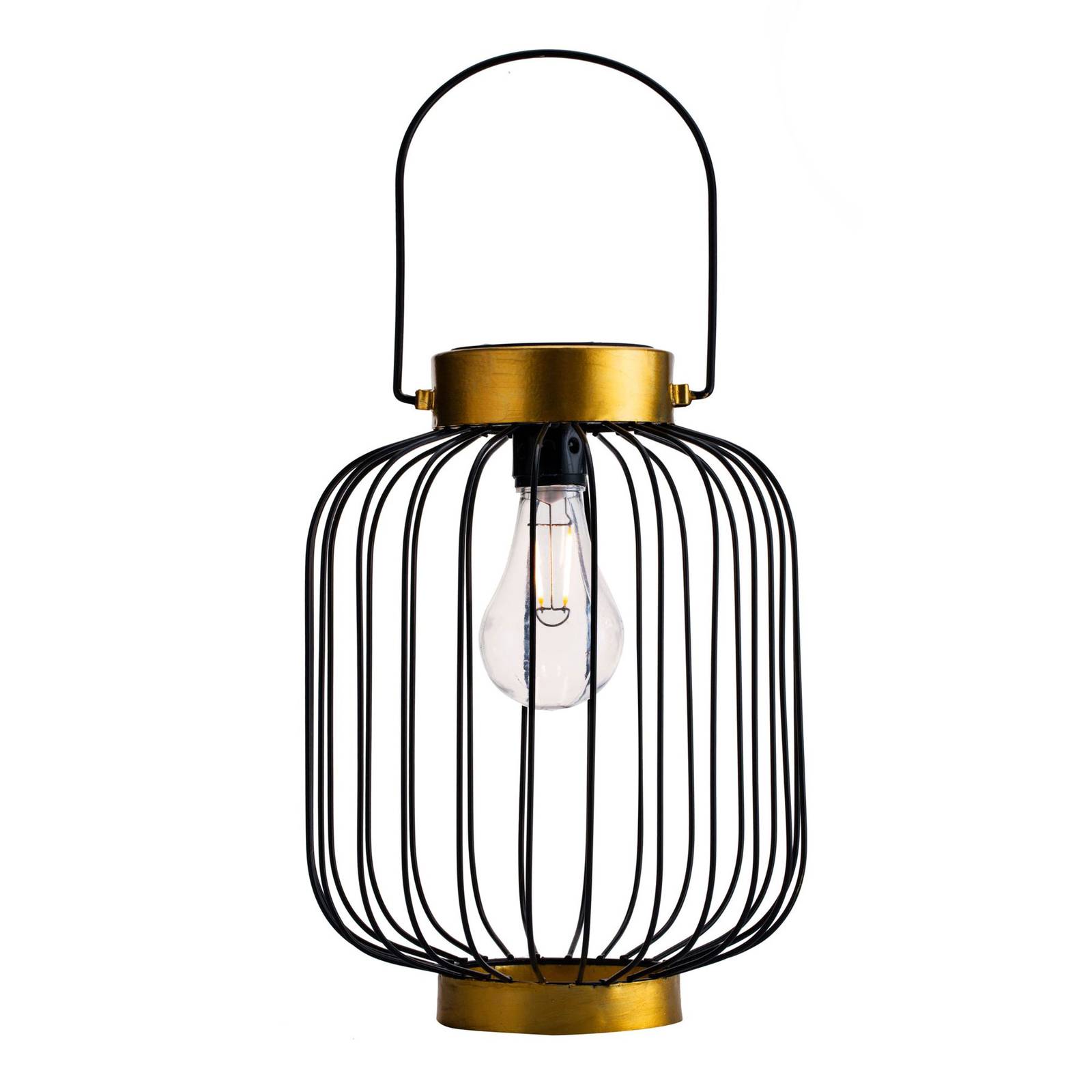 Pauleen Sunshine Wonder LED solar lantern, metal, H: 27.5 cm
