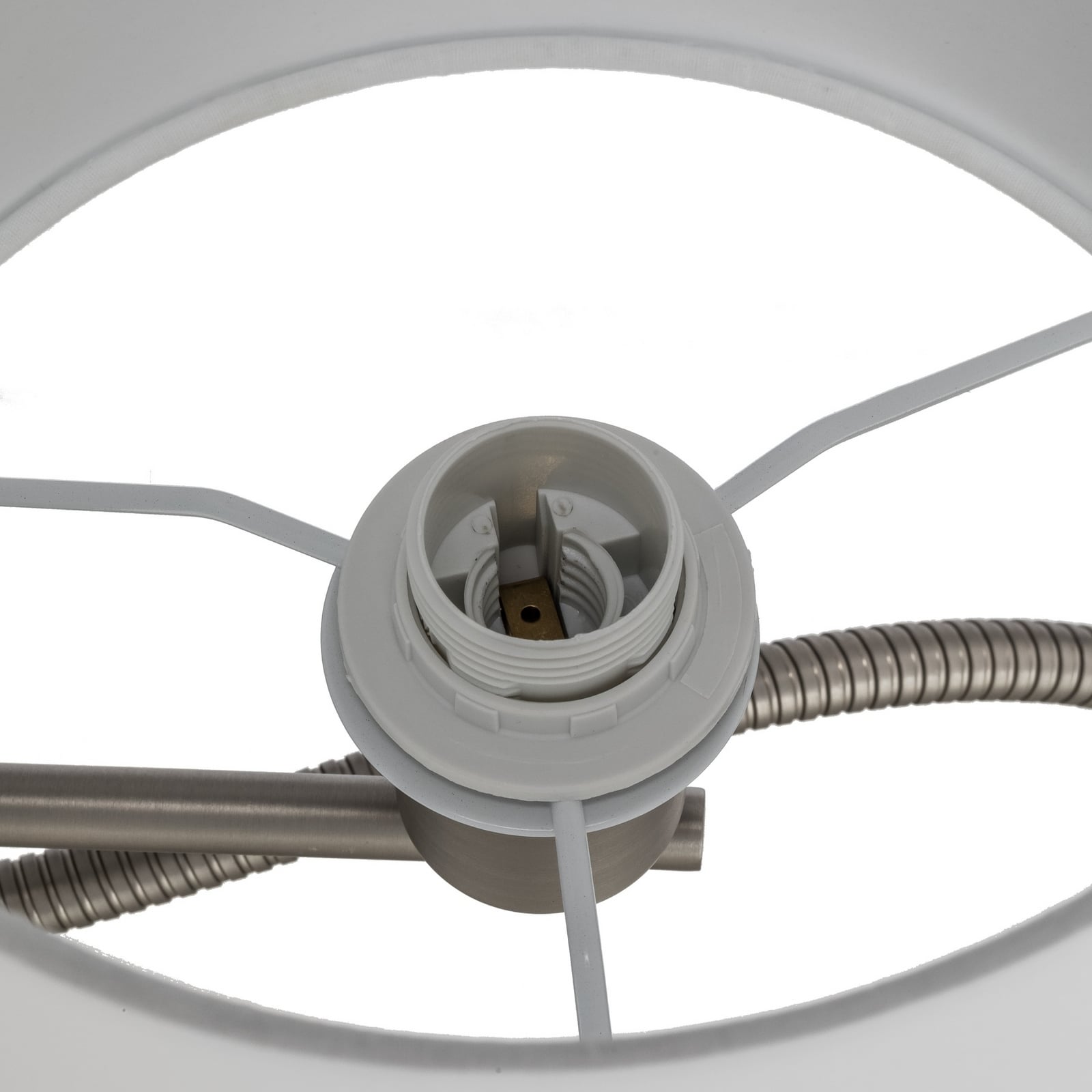 Florens Vegglampe White/Nickel - Lindby Florens Vegglampe White/Nickel - Lindby