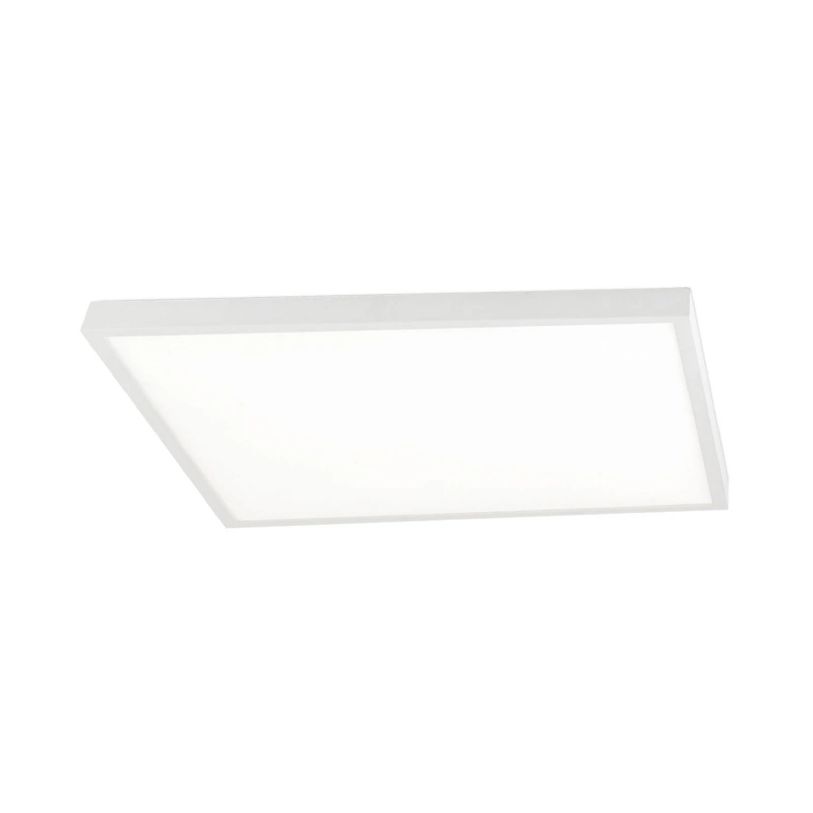 LED stropna svjetiljka Disc, bijela, duljina 60 cm, CCT, metalna