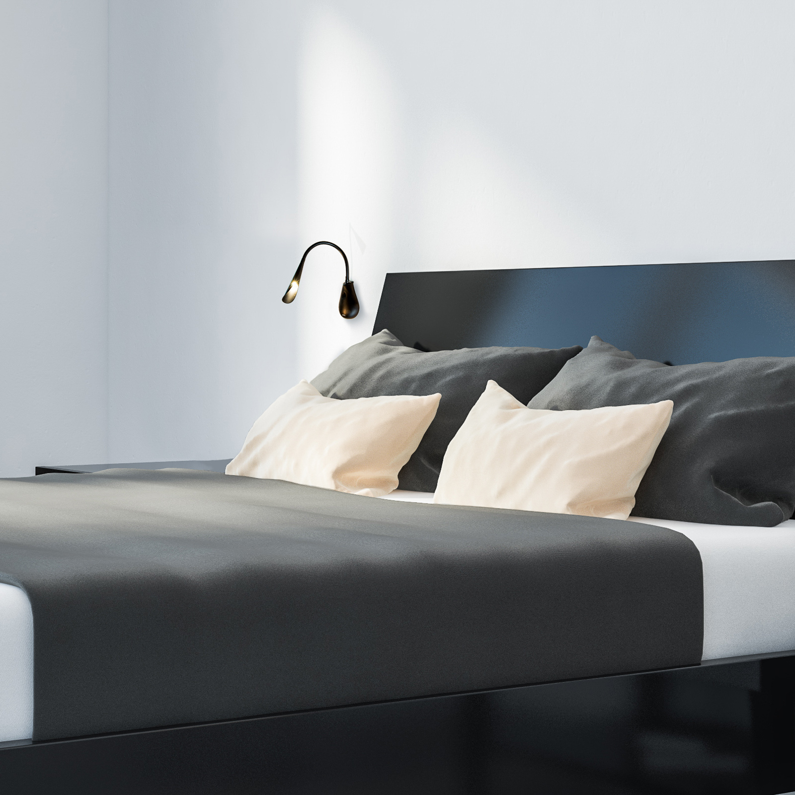 Innermost Cobra 45 Nude LED-Wandlampe, Touchdimmer