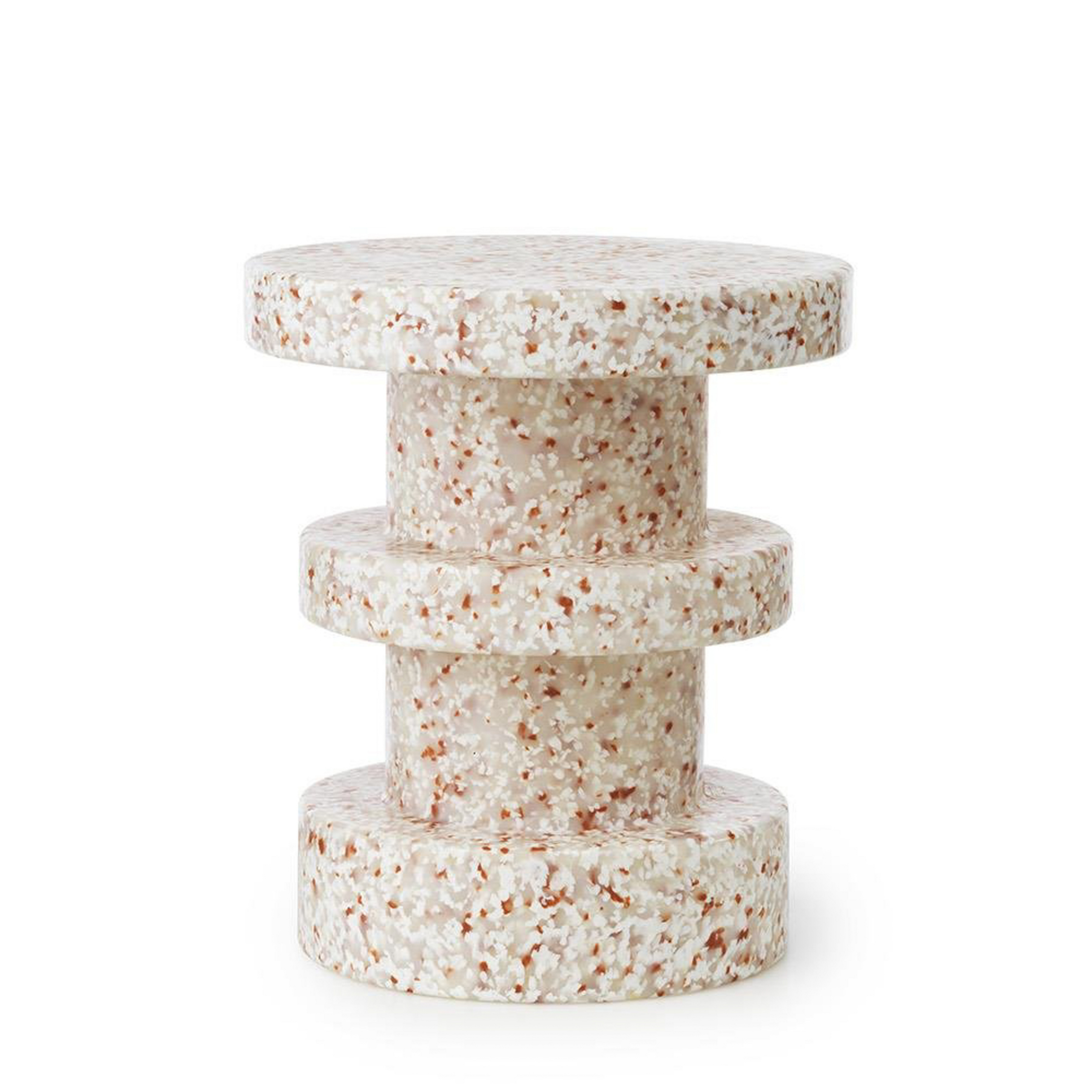 Stekkestol Bit Stack, hvit, høyde 42 cm - Normann Copenhagen