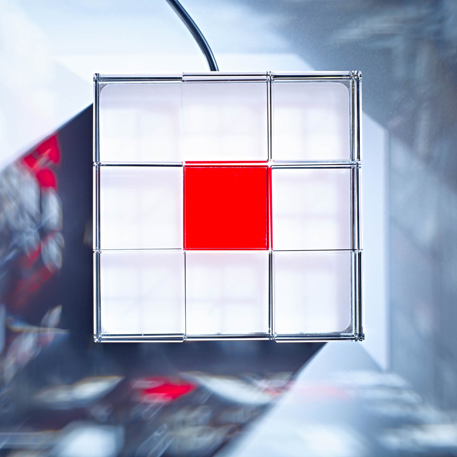 TECNOLUMEN Cubelight Move Tischlampe, bunt