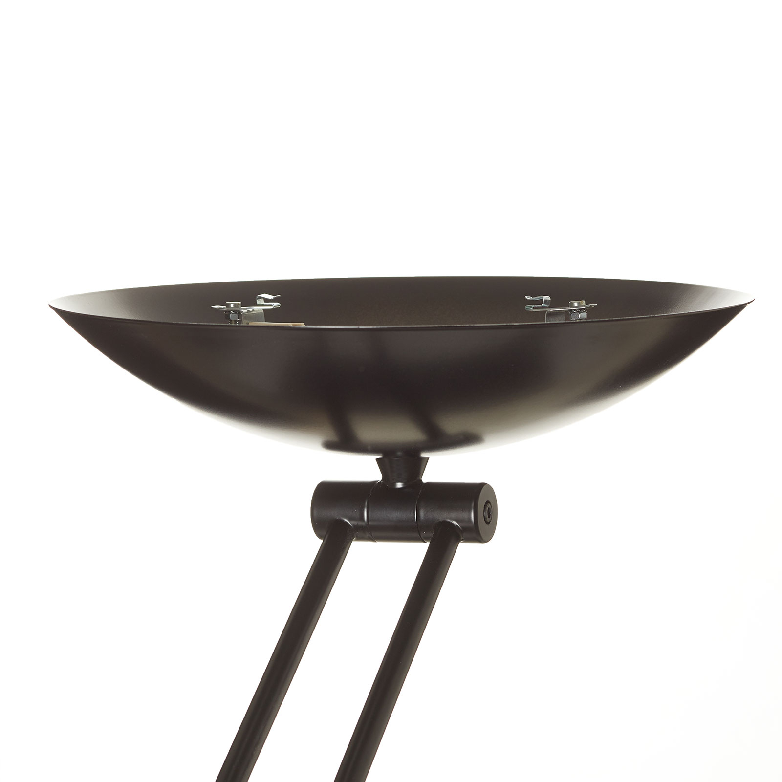 Lib V LED uplighter floor lamp, height-adjustable, black