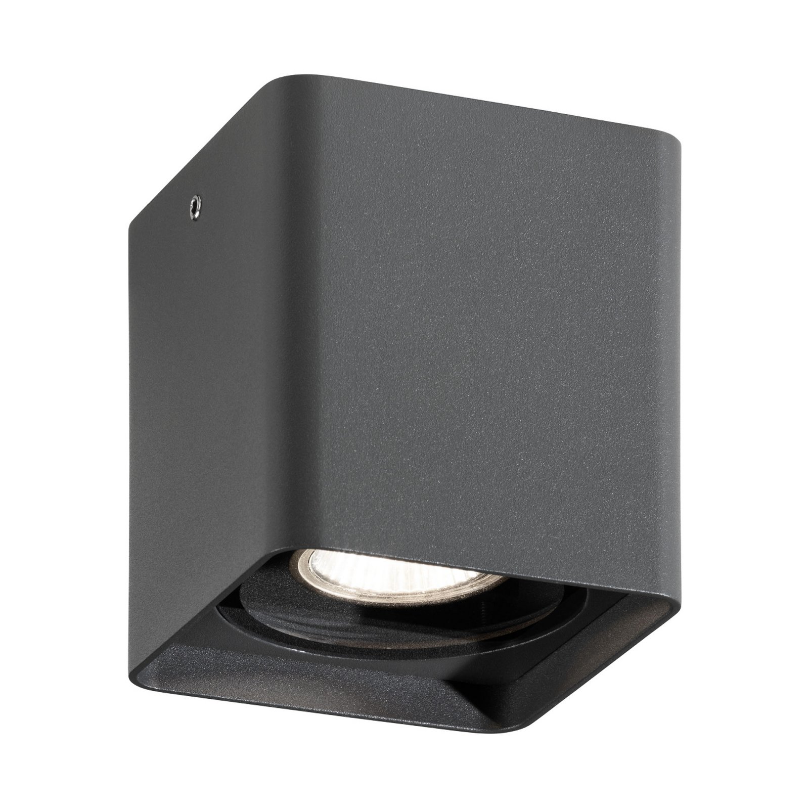 Lampa sufitowa zewnętrzna 5055, grafitowa, 10 cm, metalowa, IP54, GU10 Lampa sufitowa zewnętrzna 5055, grafitowa, 10 cm, metalowa, IP54, GU10