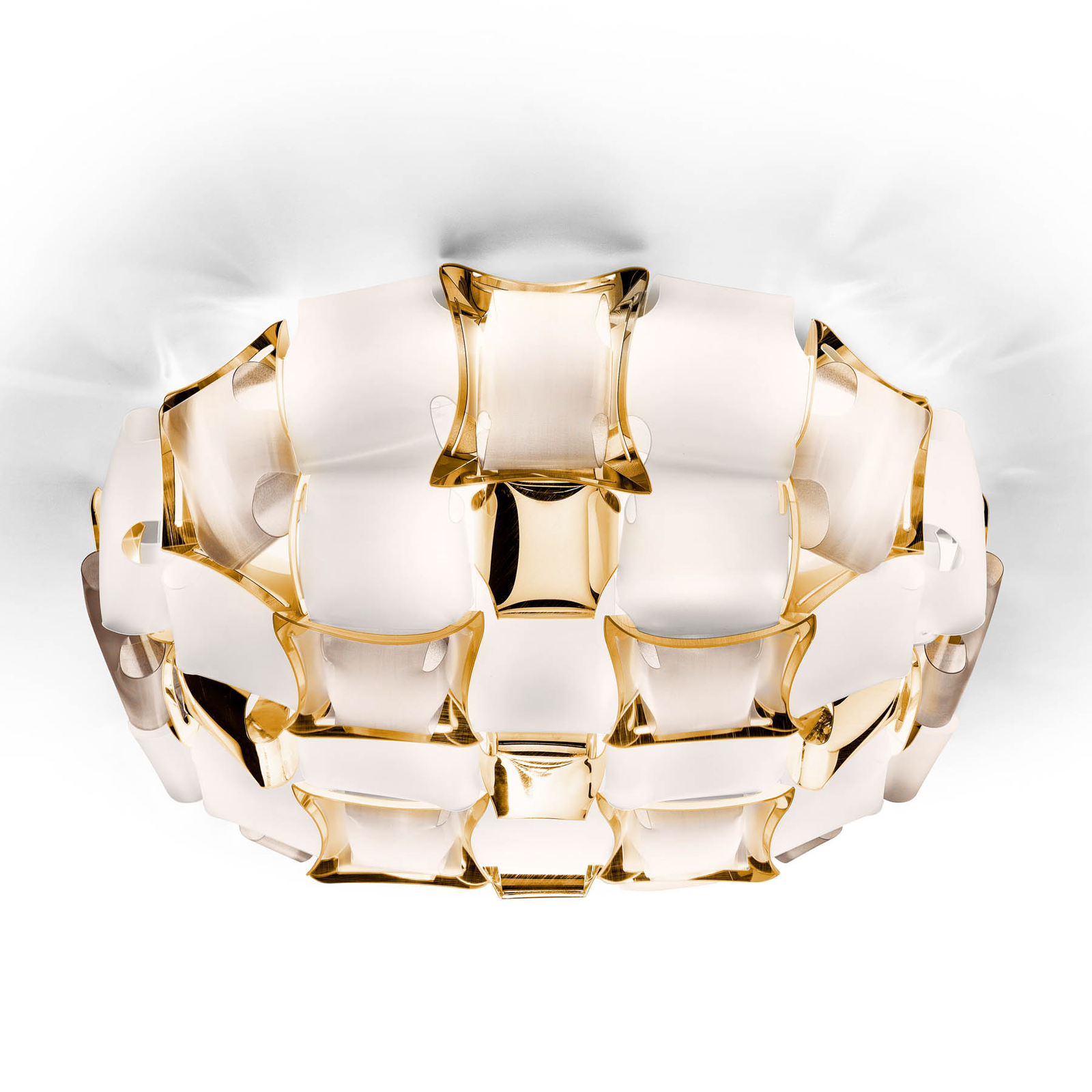 Slamp Mida væglampe, 50 cm, hvid-guld