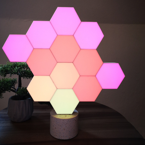 Cololight sfeerlamp Stone Set, set van 6, ste sok