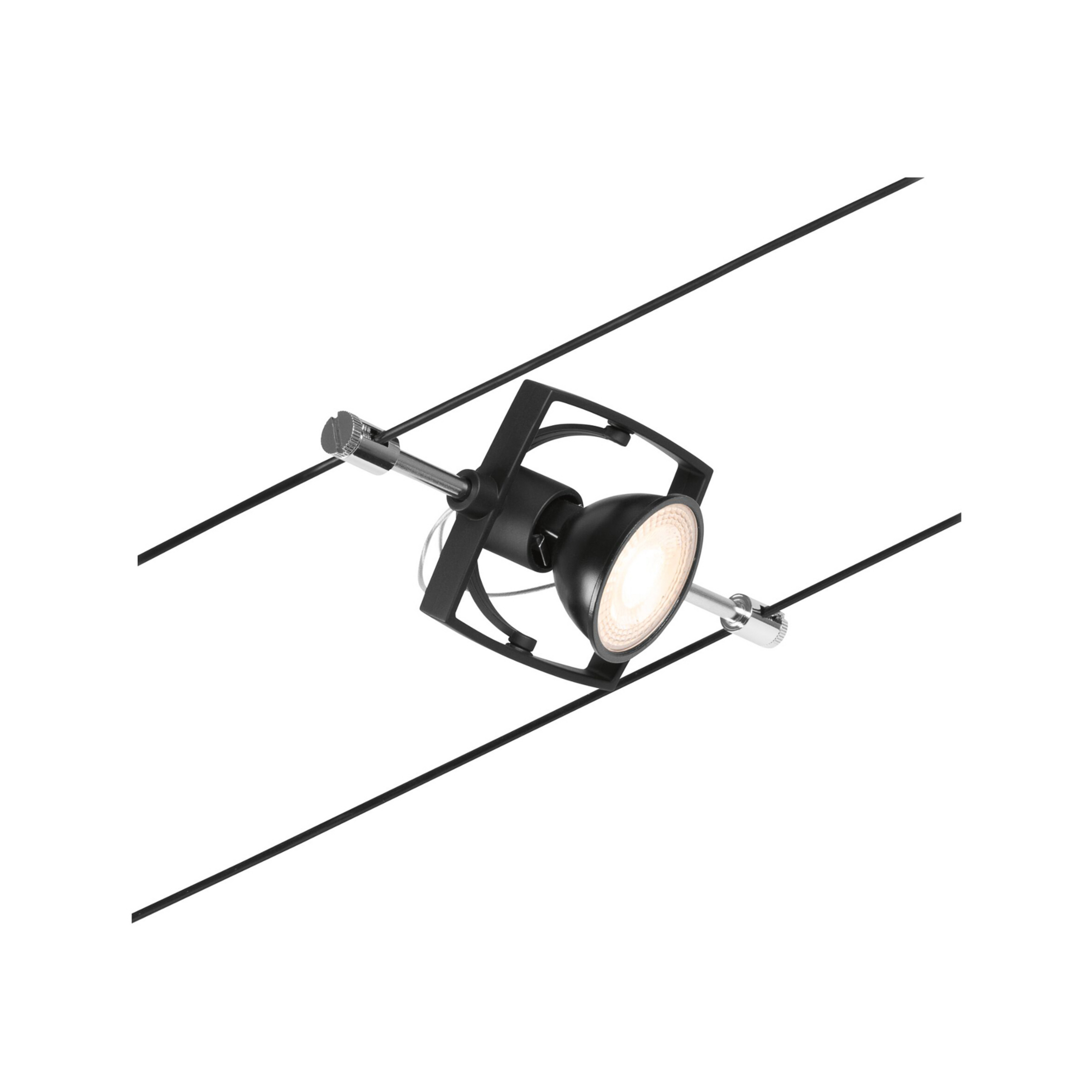 Paulmann Wire Mac II Spot für Seilsystem schwarz