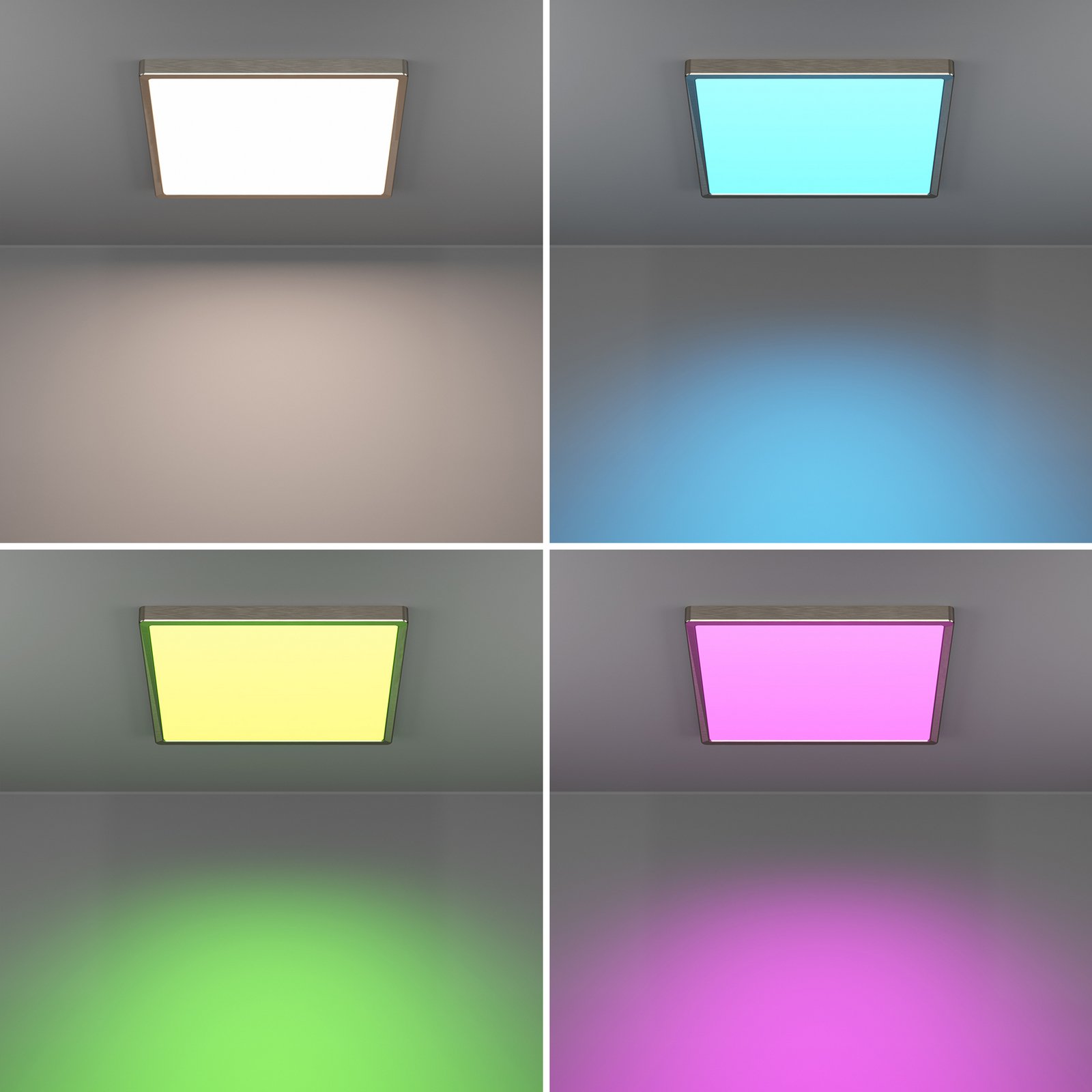 EGLO connect Smart LED svietidlo Fueva 6-Z, sivá, 39 cm EGLO connect Smart LED svietidlo Fueva 6-Z, sivá, 39 cm