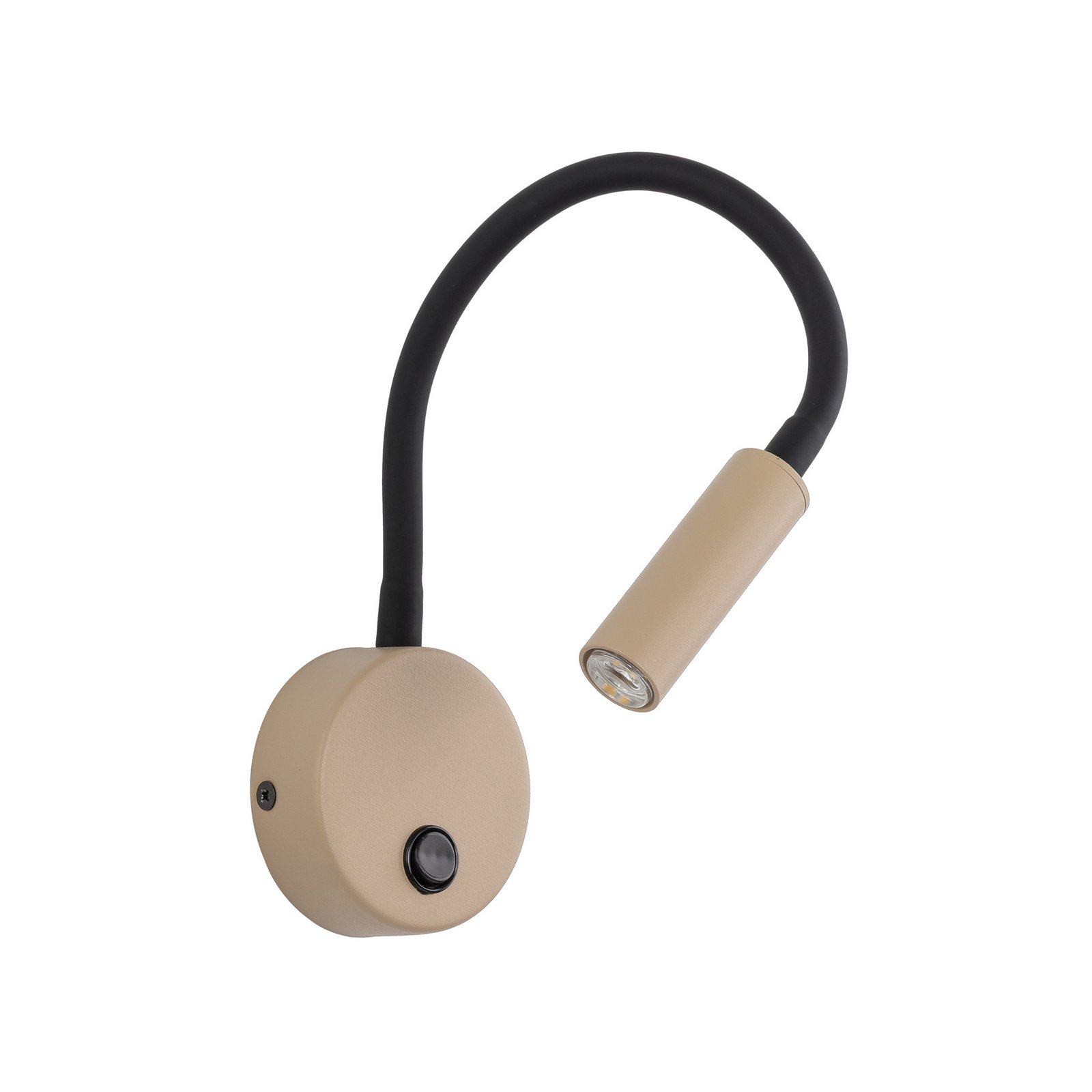 Lagos fali világítás, homok/fekete, G9, magasság 45 cm, fém Lagos fali világítás, homok/fekete, G9, magasság 45 cm, fém