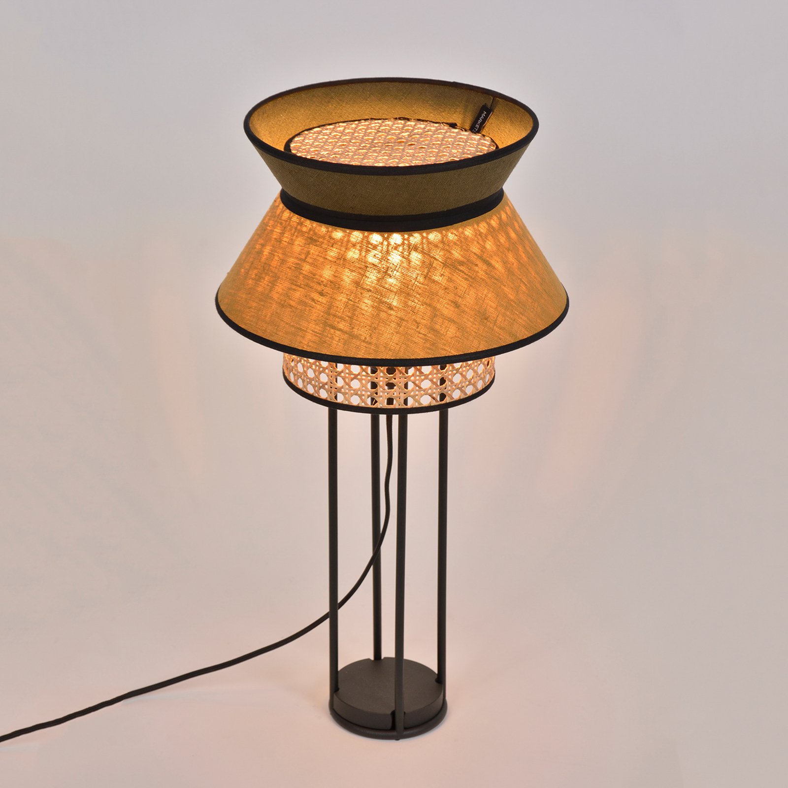Singapour DBL Tischleuchte, khaki/curry - MARKET SET Singapour DBL Tischleuchte, khaki/curry - MARKET SET