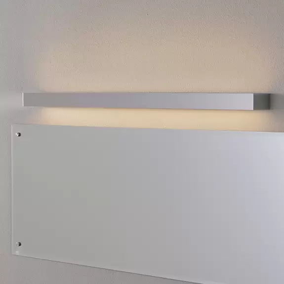 Lampenwelt Helestra Theia LED-Spiegelleuchte, verchromt, 90cm