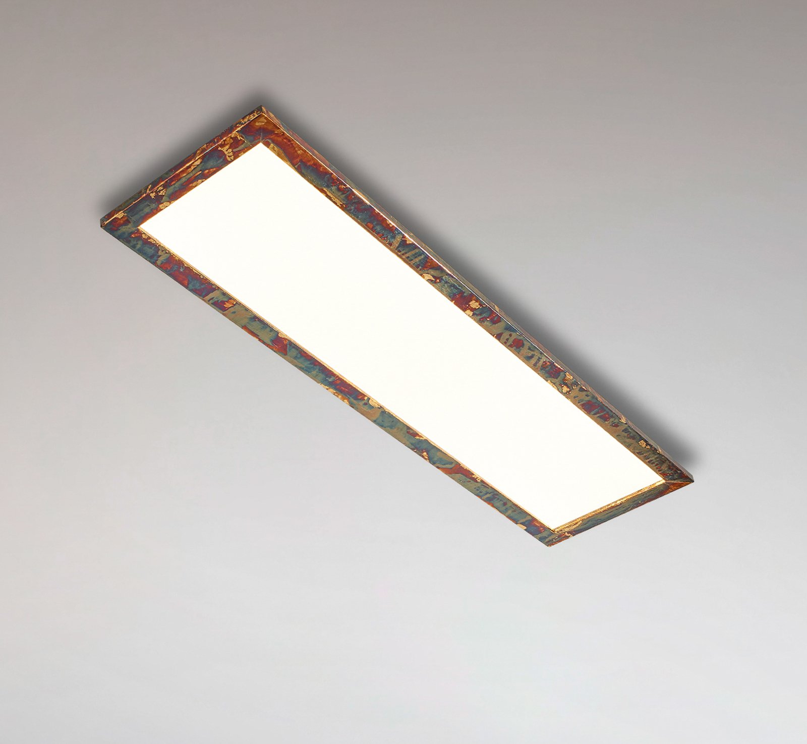 Painel LED Quitani Aurinor, dourado, 125 cm