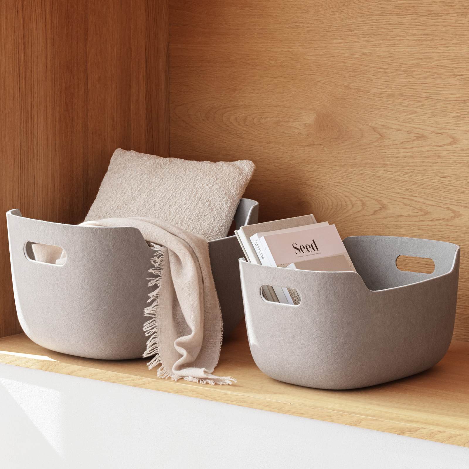 TIDY säilytyskori, harmaa, 40 x 29 x 22 cm – Eva Solo TIDY säilytyskori, harmaa, 40 x 29 x 22 cm – Eva Solo