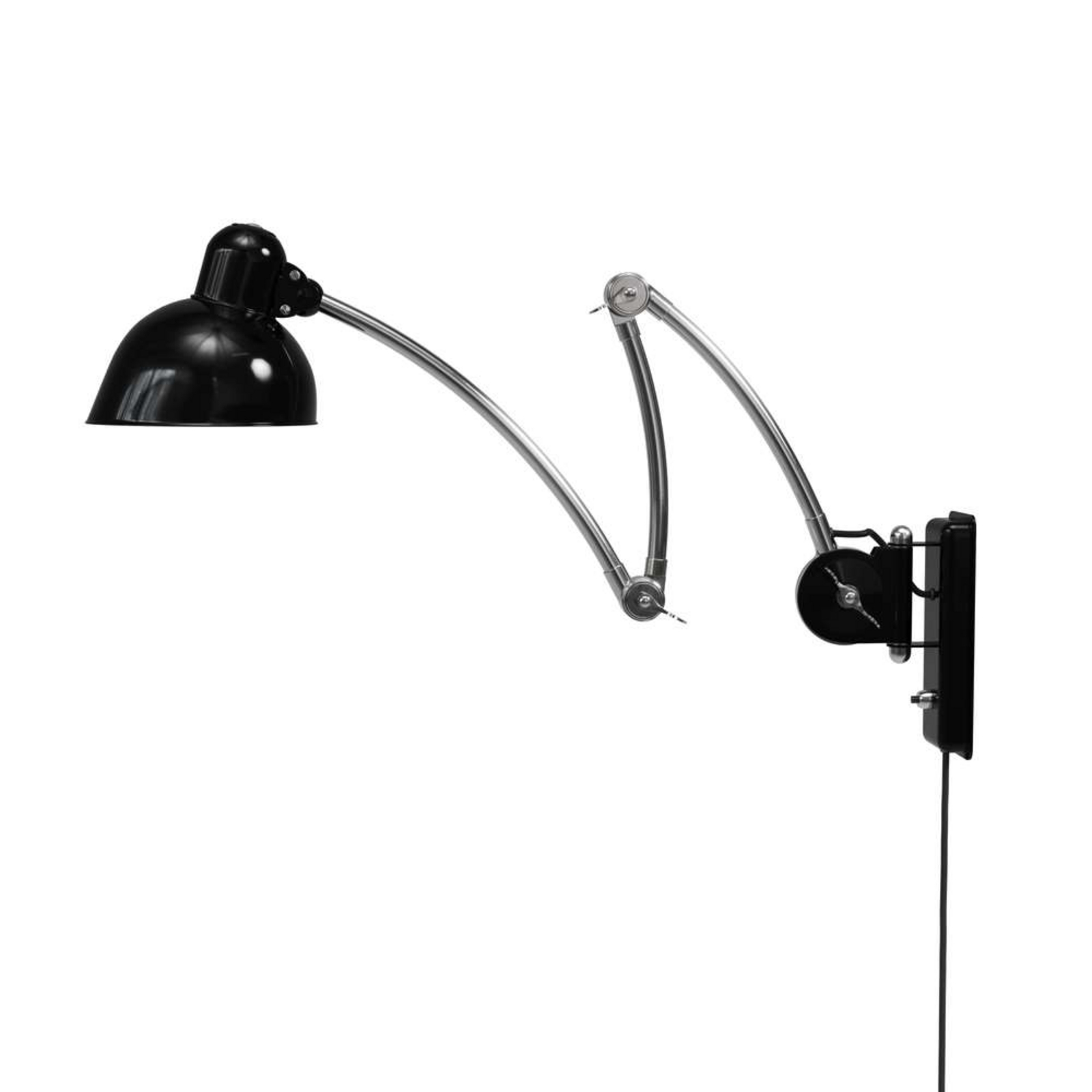 KAISER idell™ 6559-W Aplică de Perete Negru/Cromat - Fritz Hansen