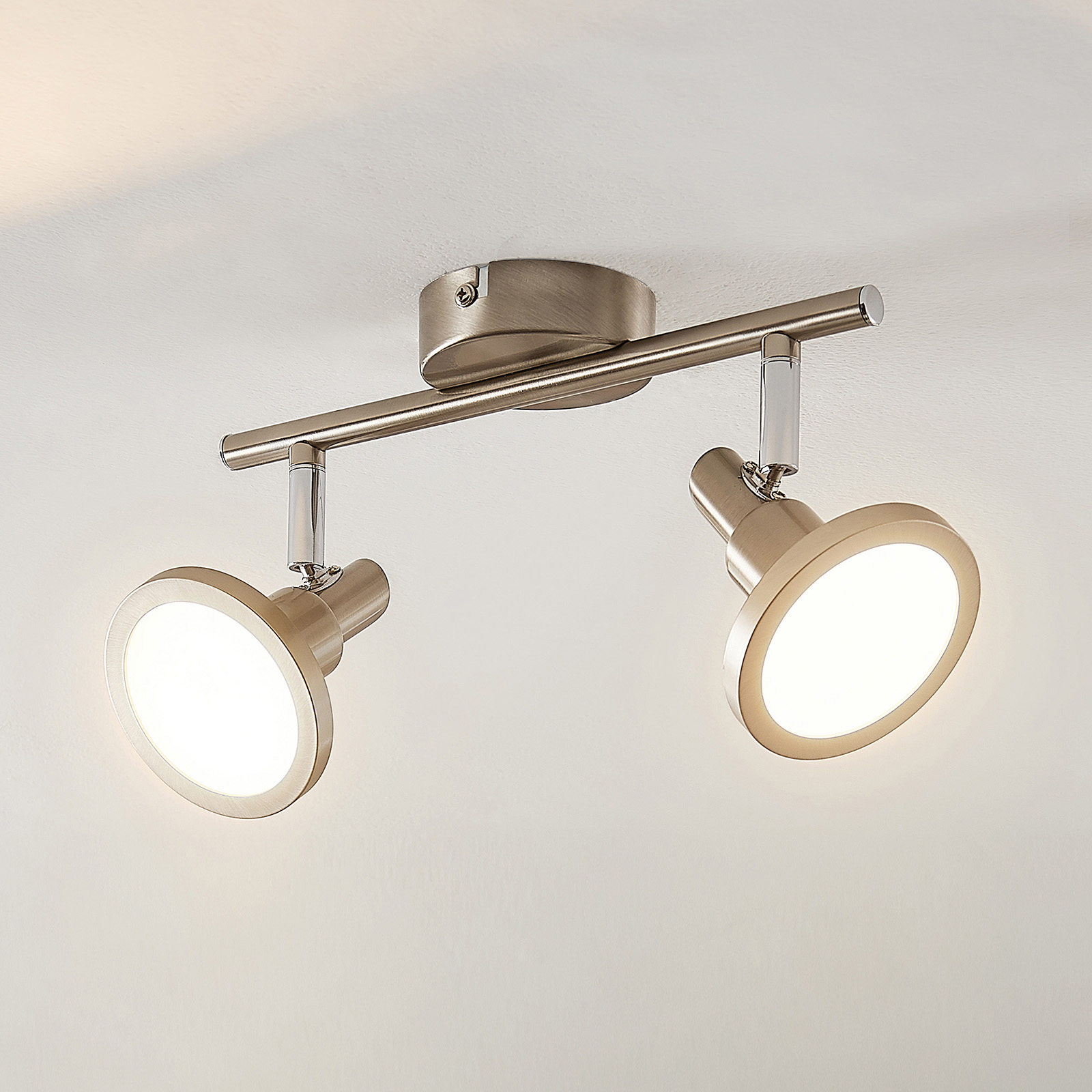 Lindby Unnur LED spotlight, 2-bulb