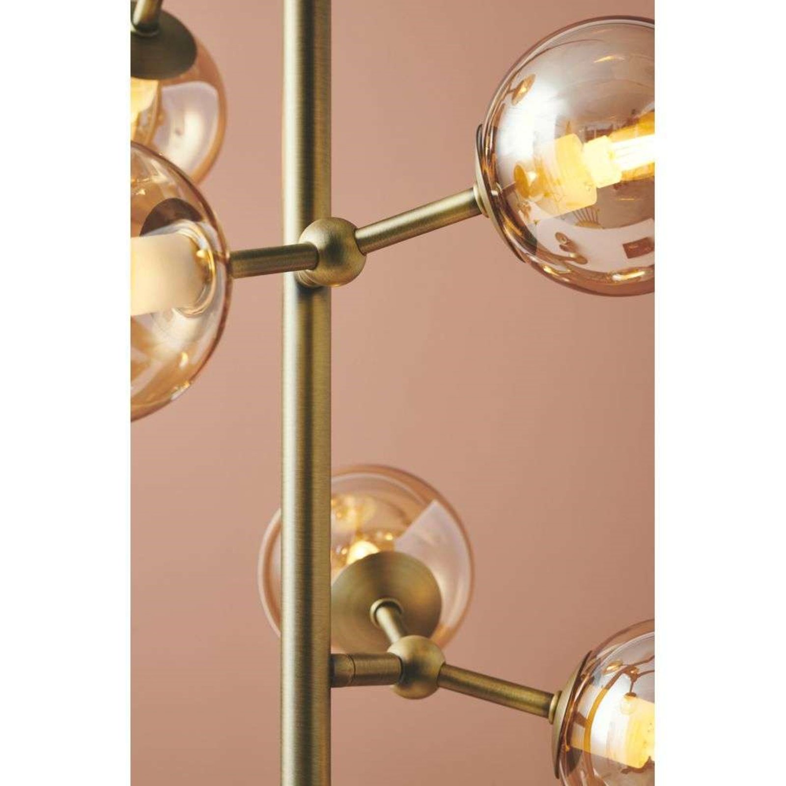 Atom Lampadar Antique Brass - Halo Design