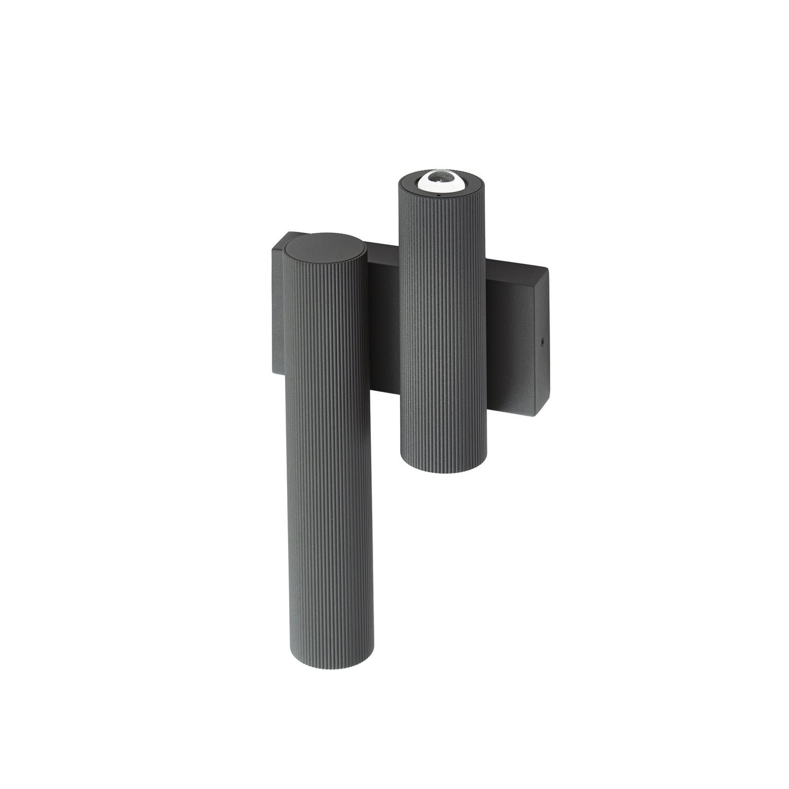 Aplică LED Torvian pentru exterior, cu 2 becuri, metal, antracit - Lucande