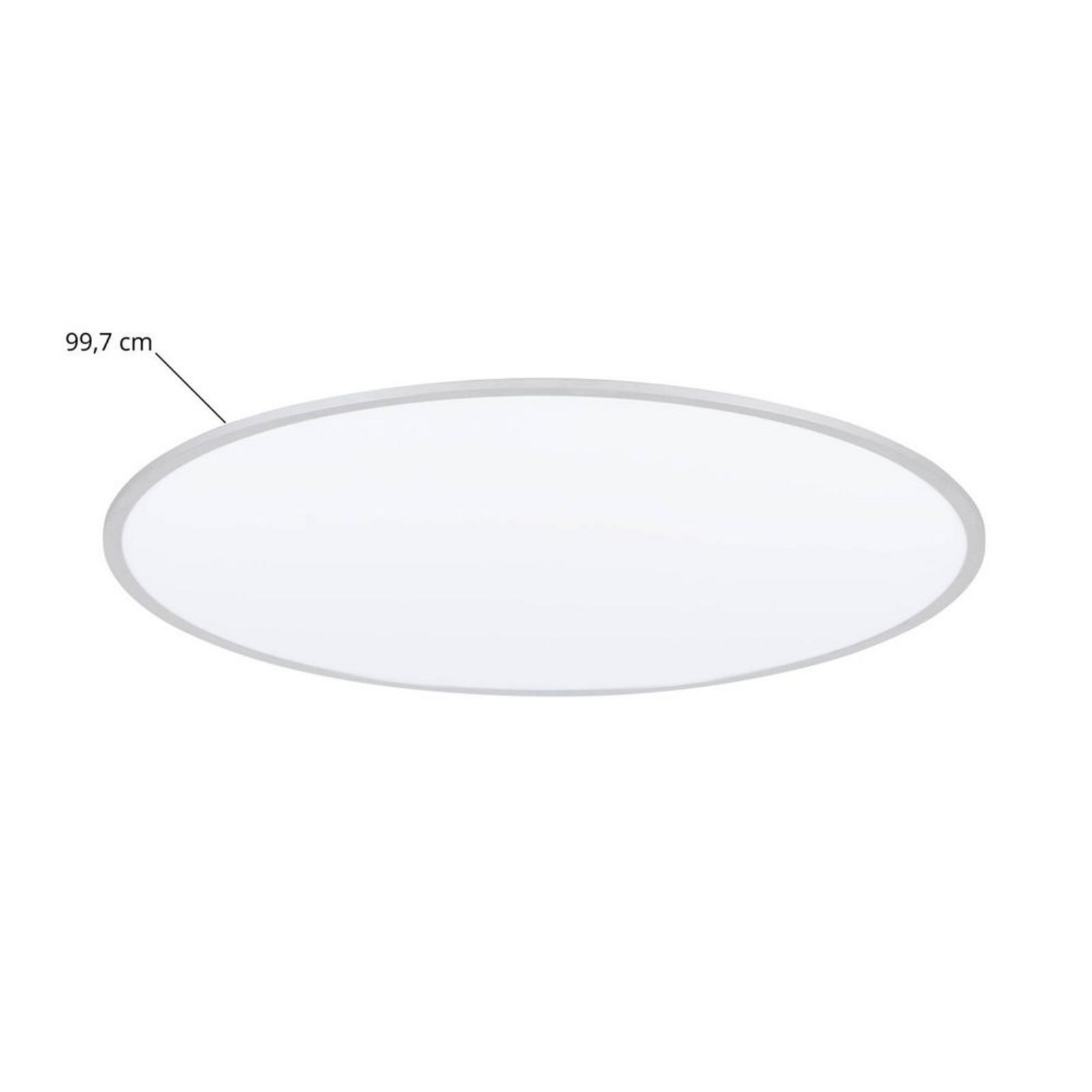 Narima LED Plafonieră 4.000K Ø100 White/Silver - Lindby