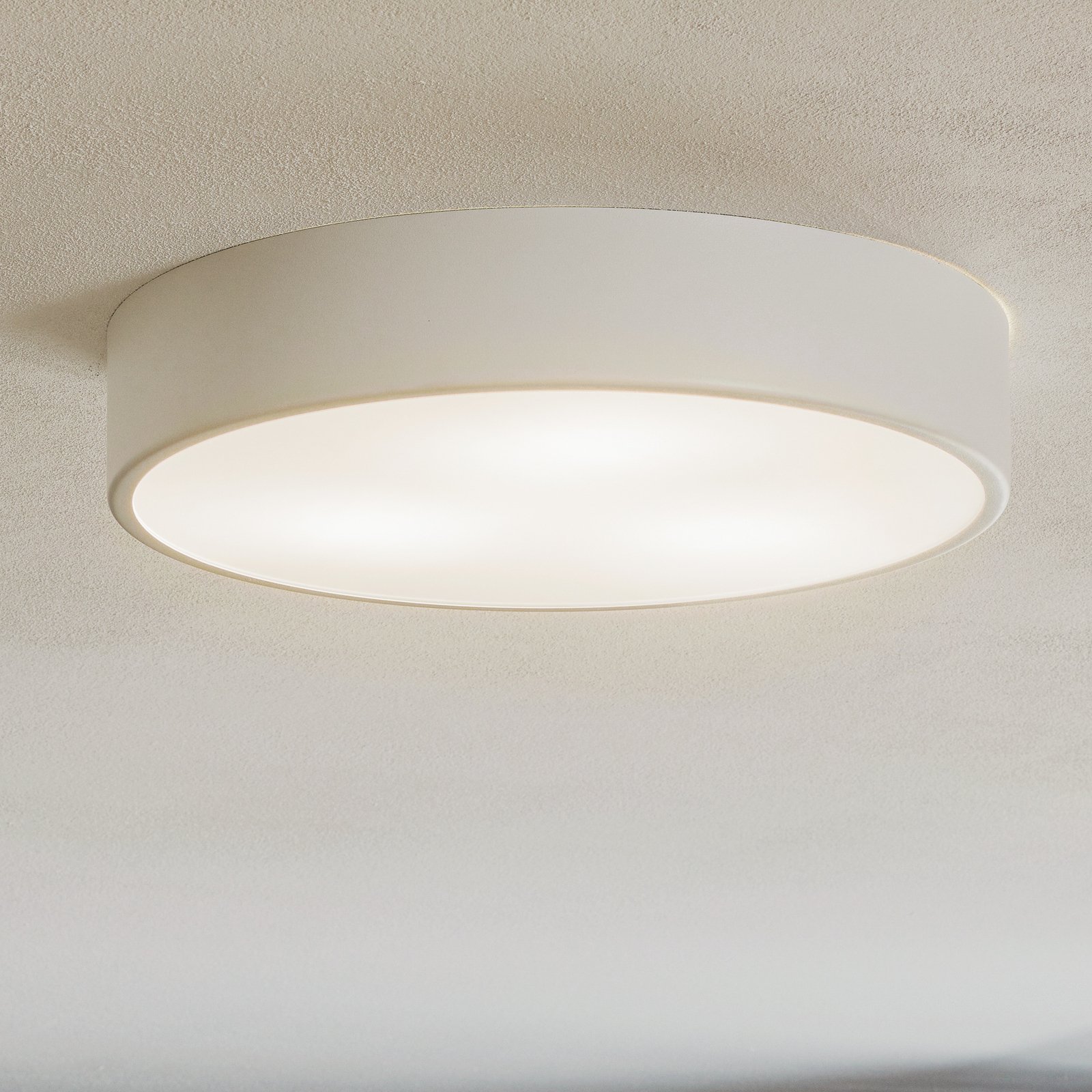 Lámpara de techo Cleo, Ø 40 cm, blanca