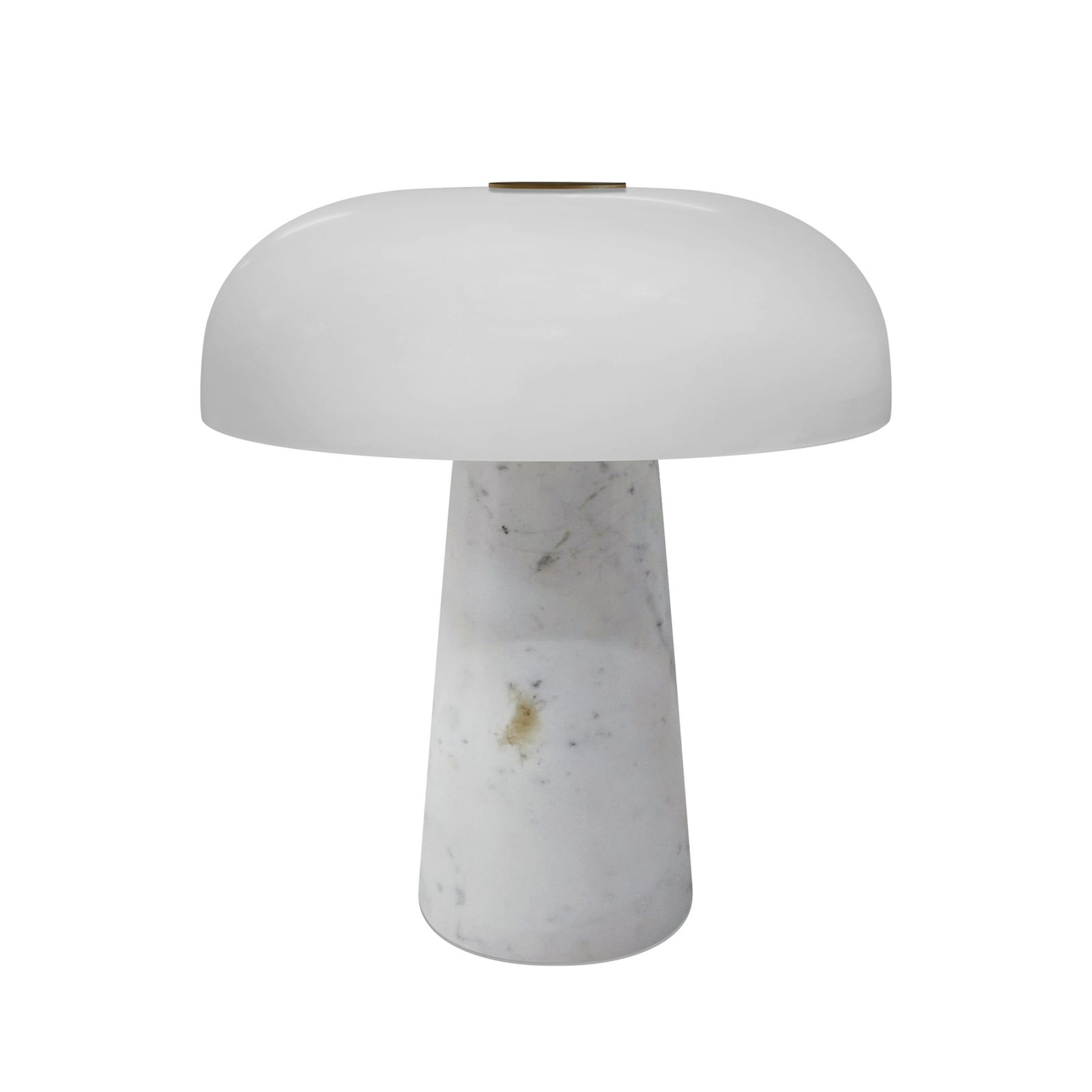Glossy mini, LED-Akku-Tischleuchte, Marmor weiß, Nordlux