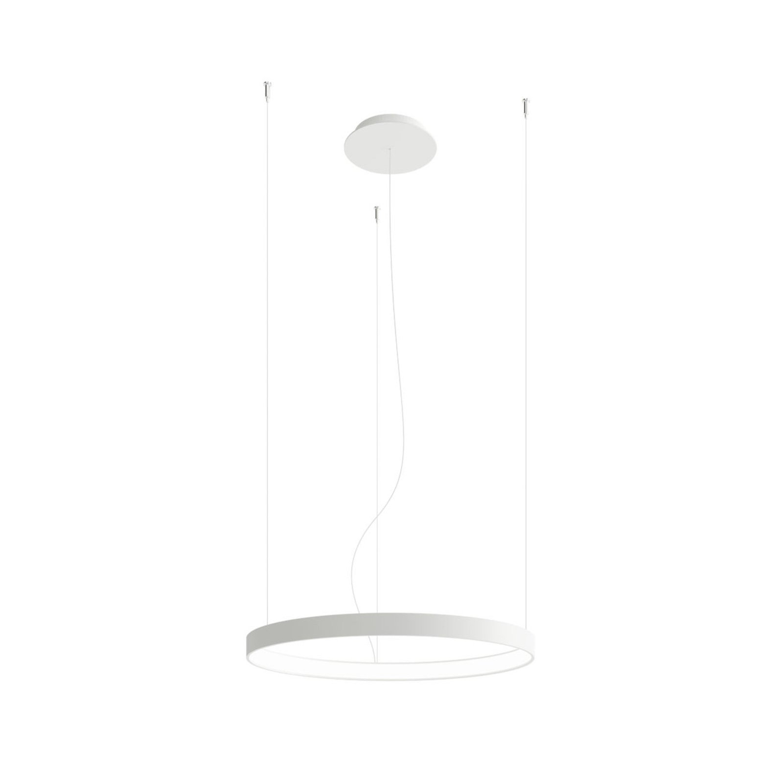 LED hanglamp Rio 55, horizontaal, 4.000 K, wit