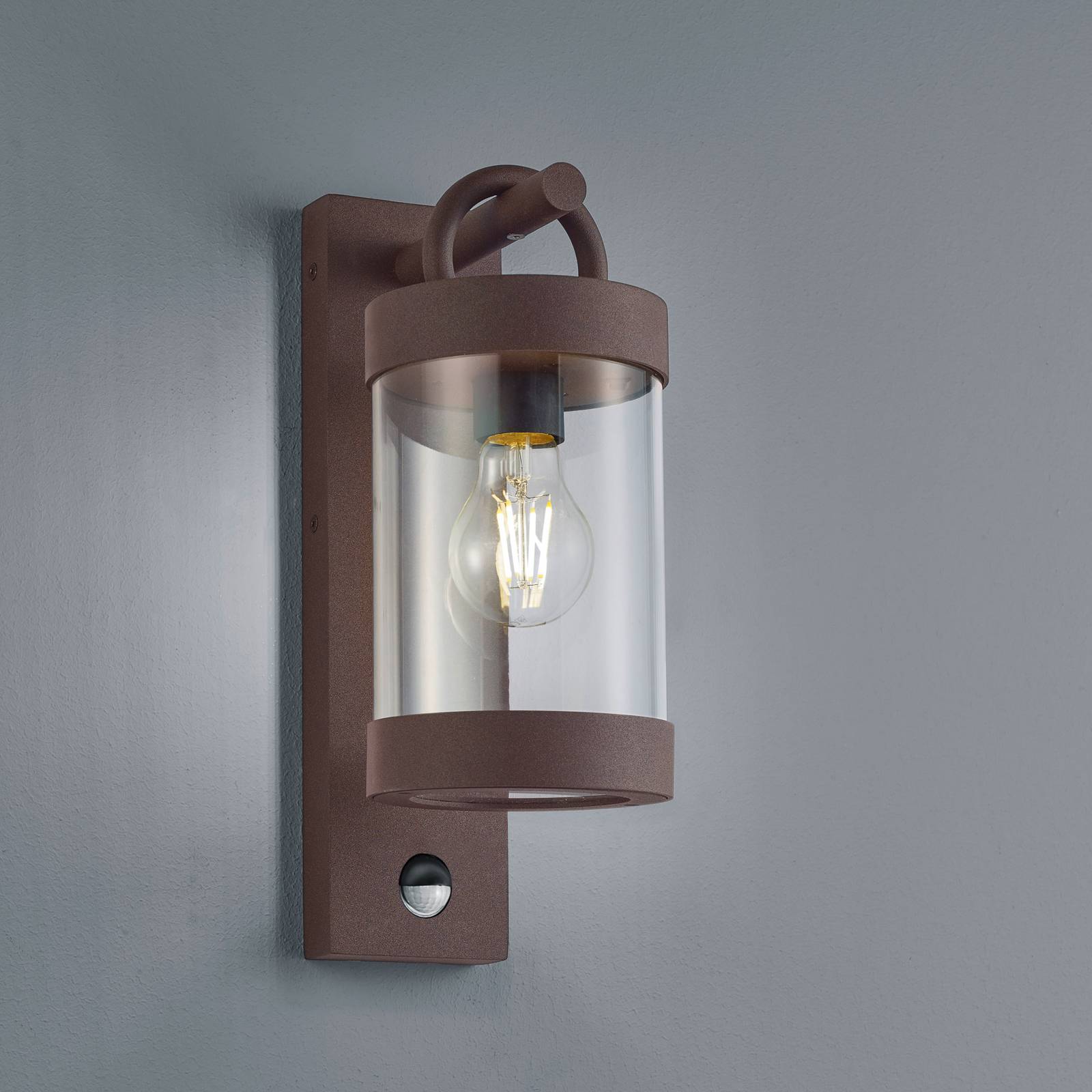 Trio Lighting Applique d’extérieur Sambesi à détecteur rouille